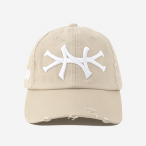NEW YoRK VALENTINE DISTRESSED HAT (CREAM)