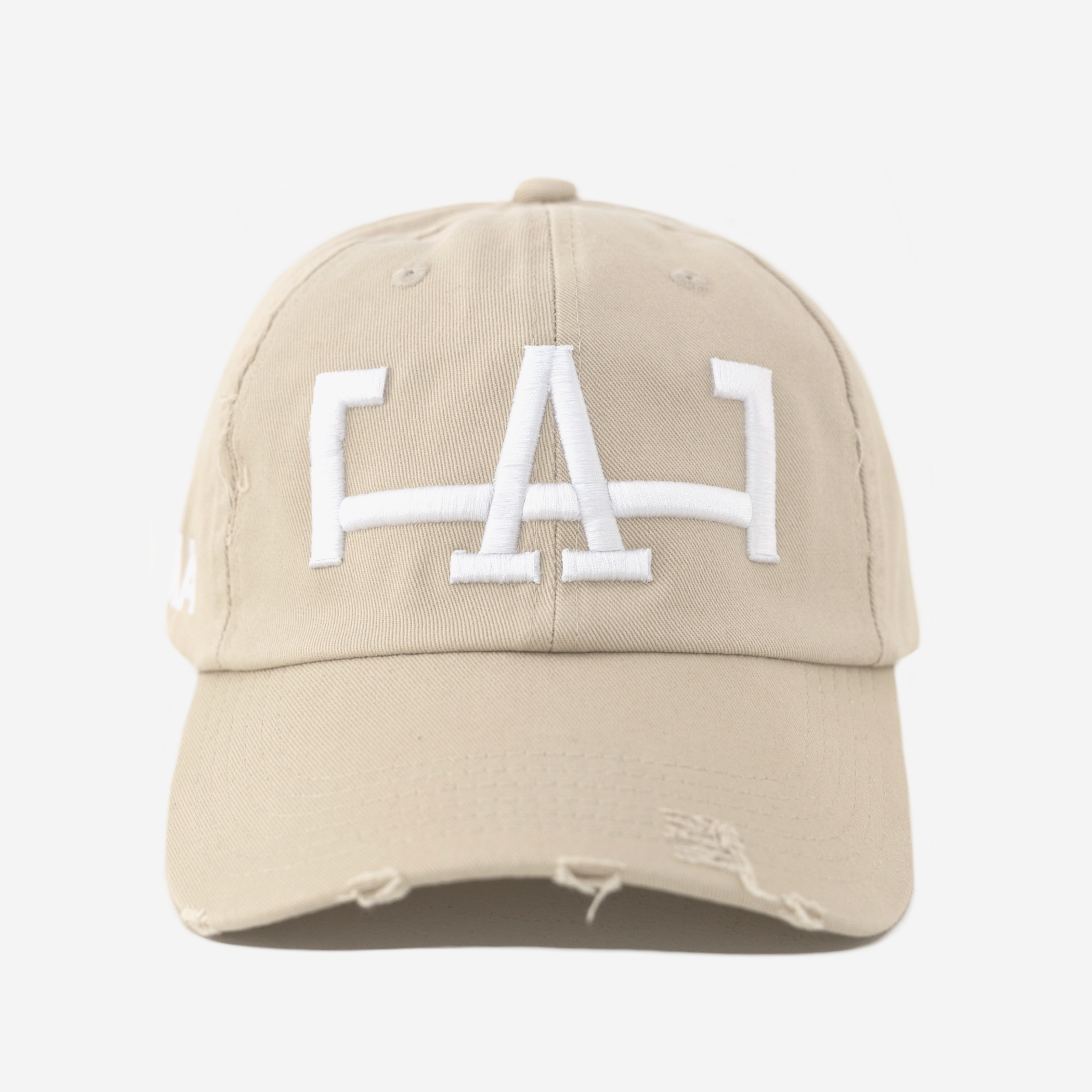 LoS ANGELES VALENTINE DISTRESSED HAT (CREAM)