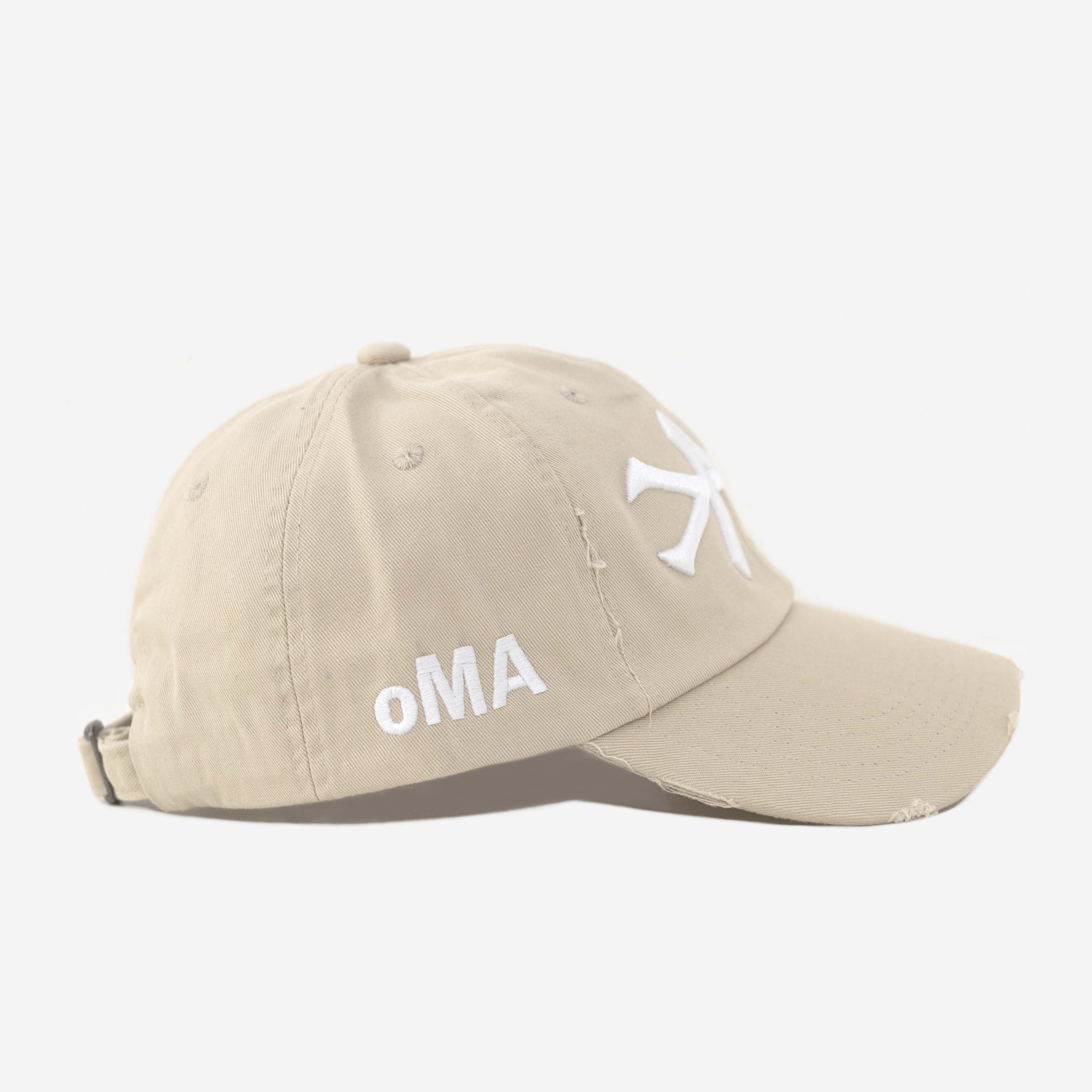 NEW YoRK VALENTINE DISTRESSED HAT (CREAM)