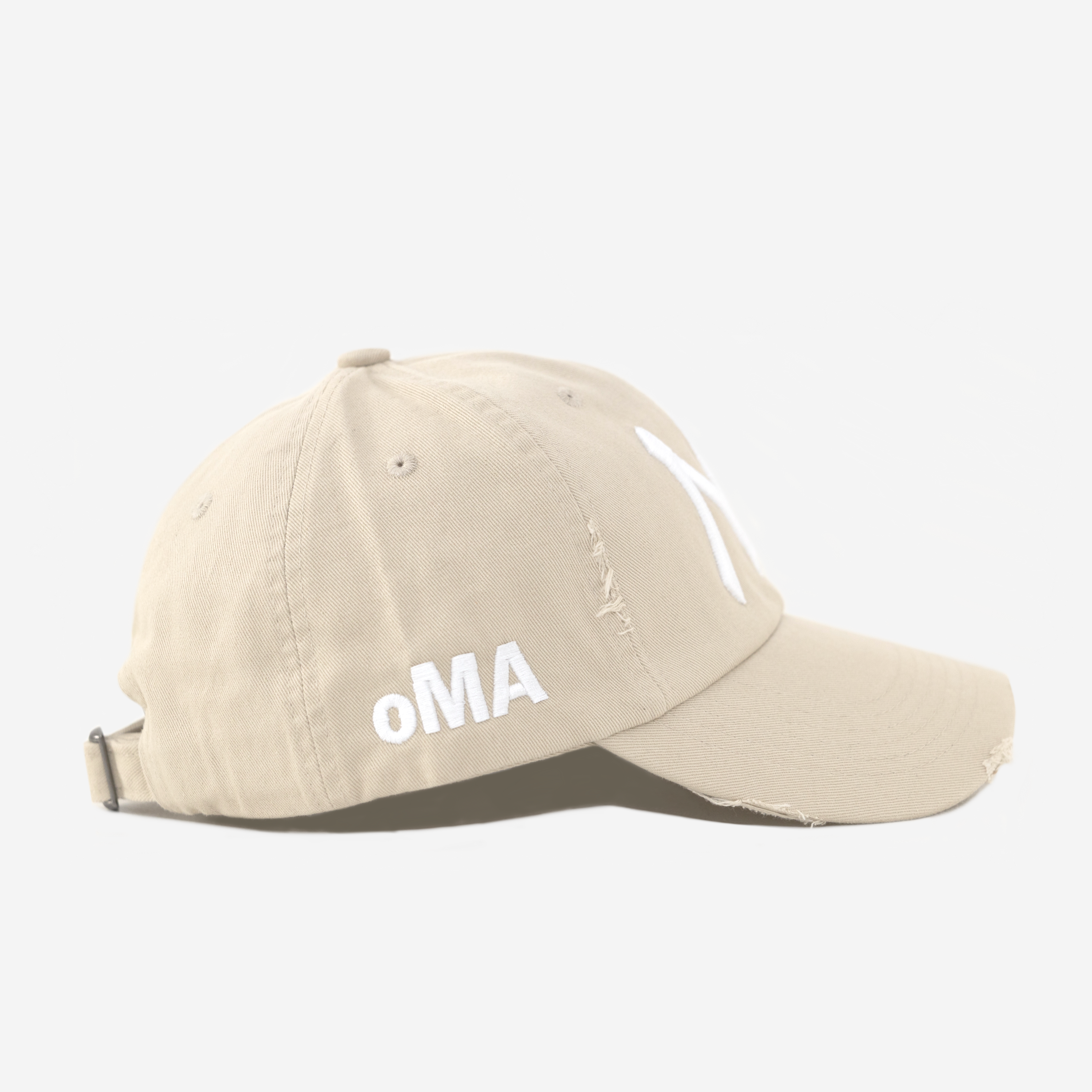 NY VALENTINE DISTRESSED HAT (CREAM)