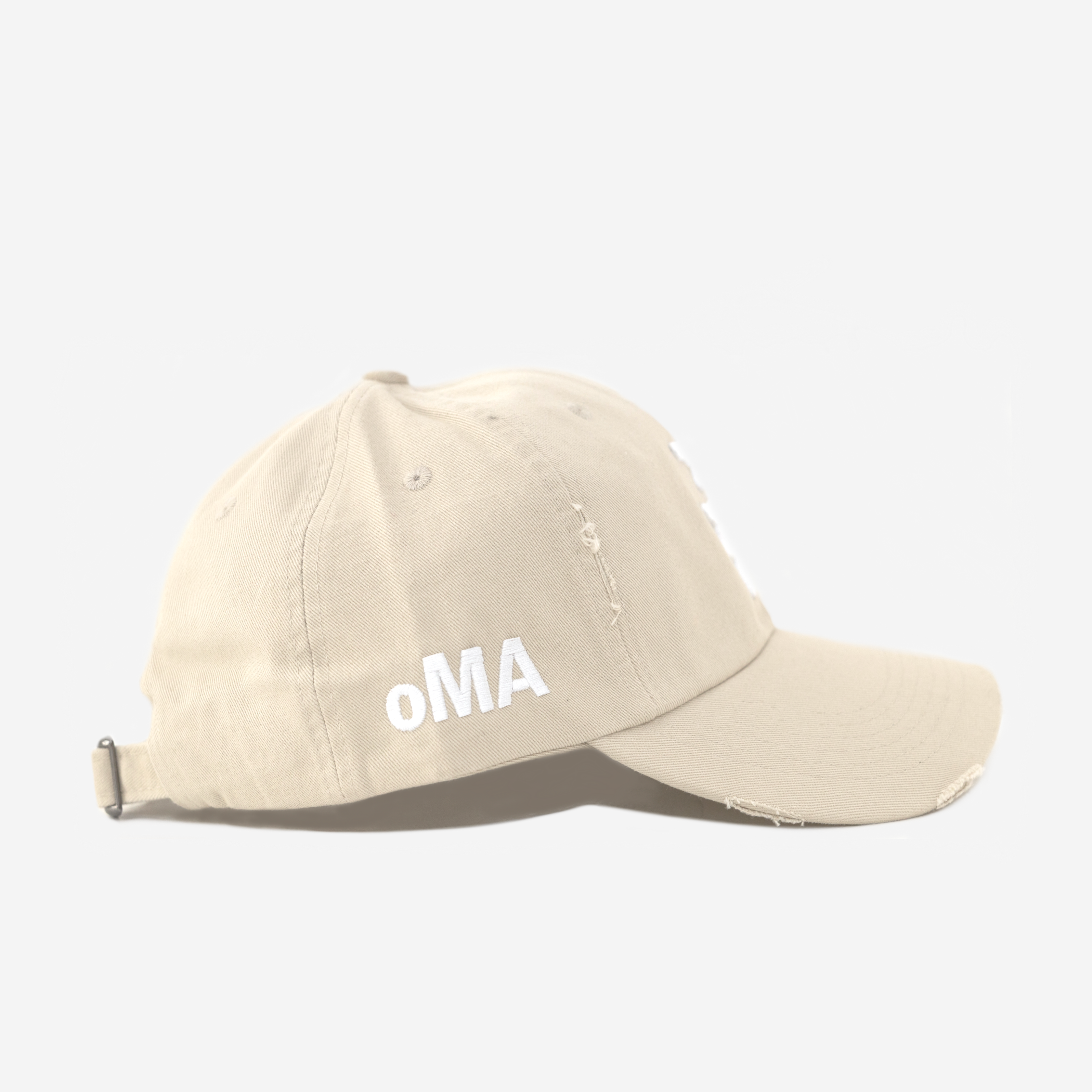 NY KANJI JAPAN DISTRESSED HAT (CREAM)