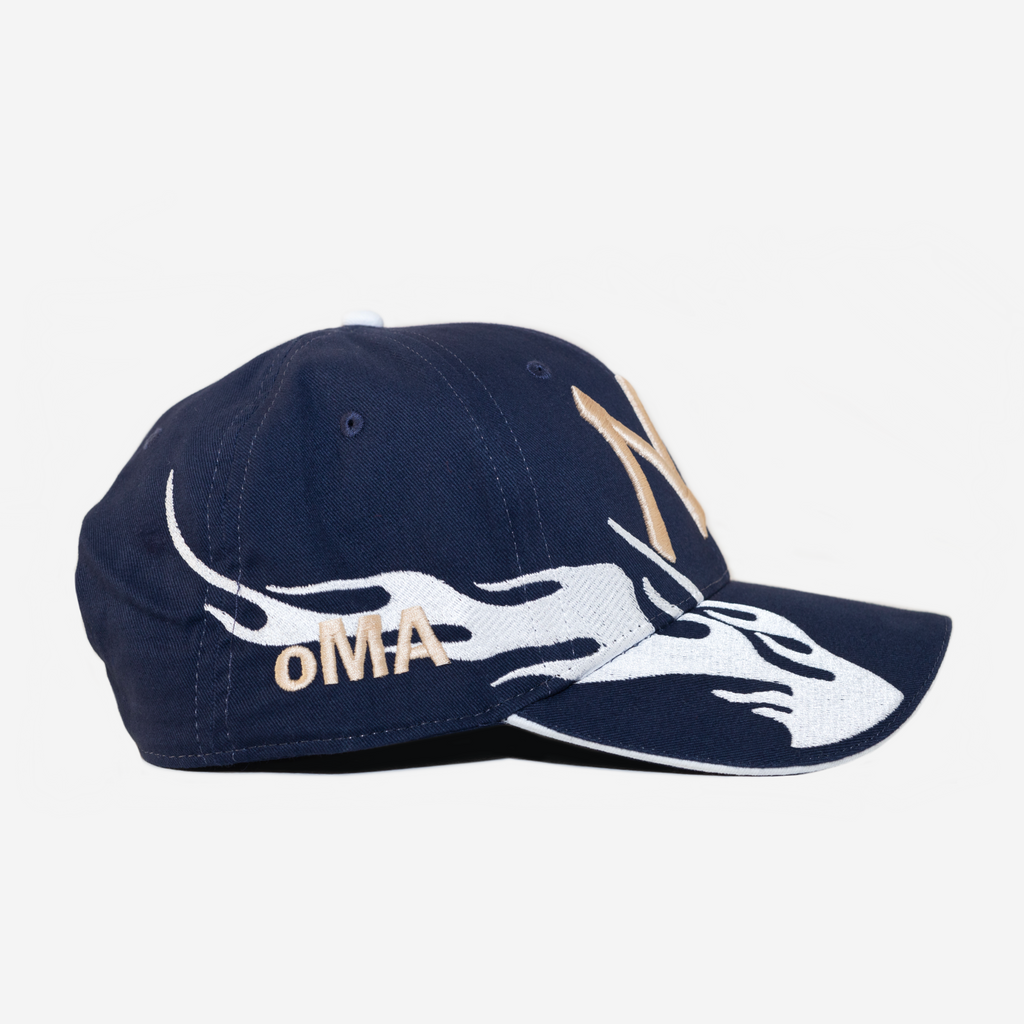 NY FLAME HAT (BLUE)