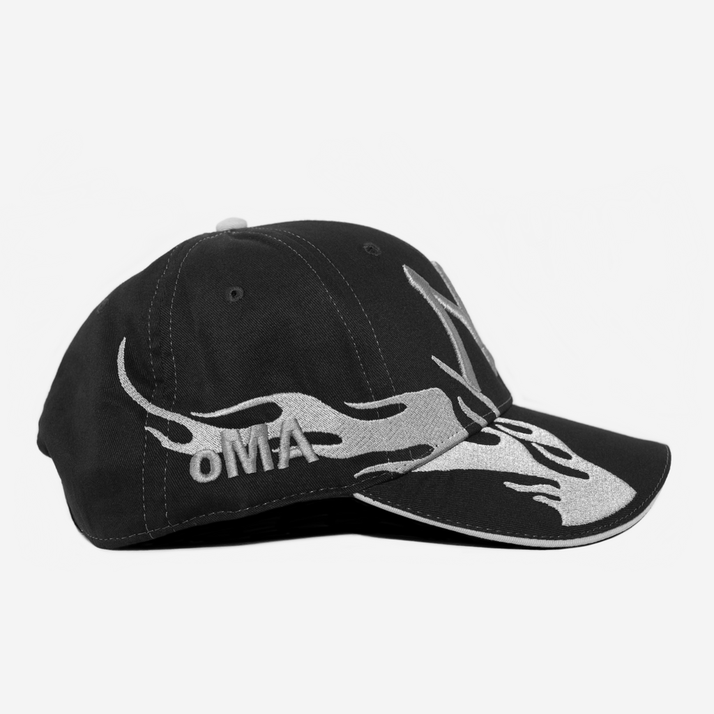 NY FLAME HAT (SMOKE)