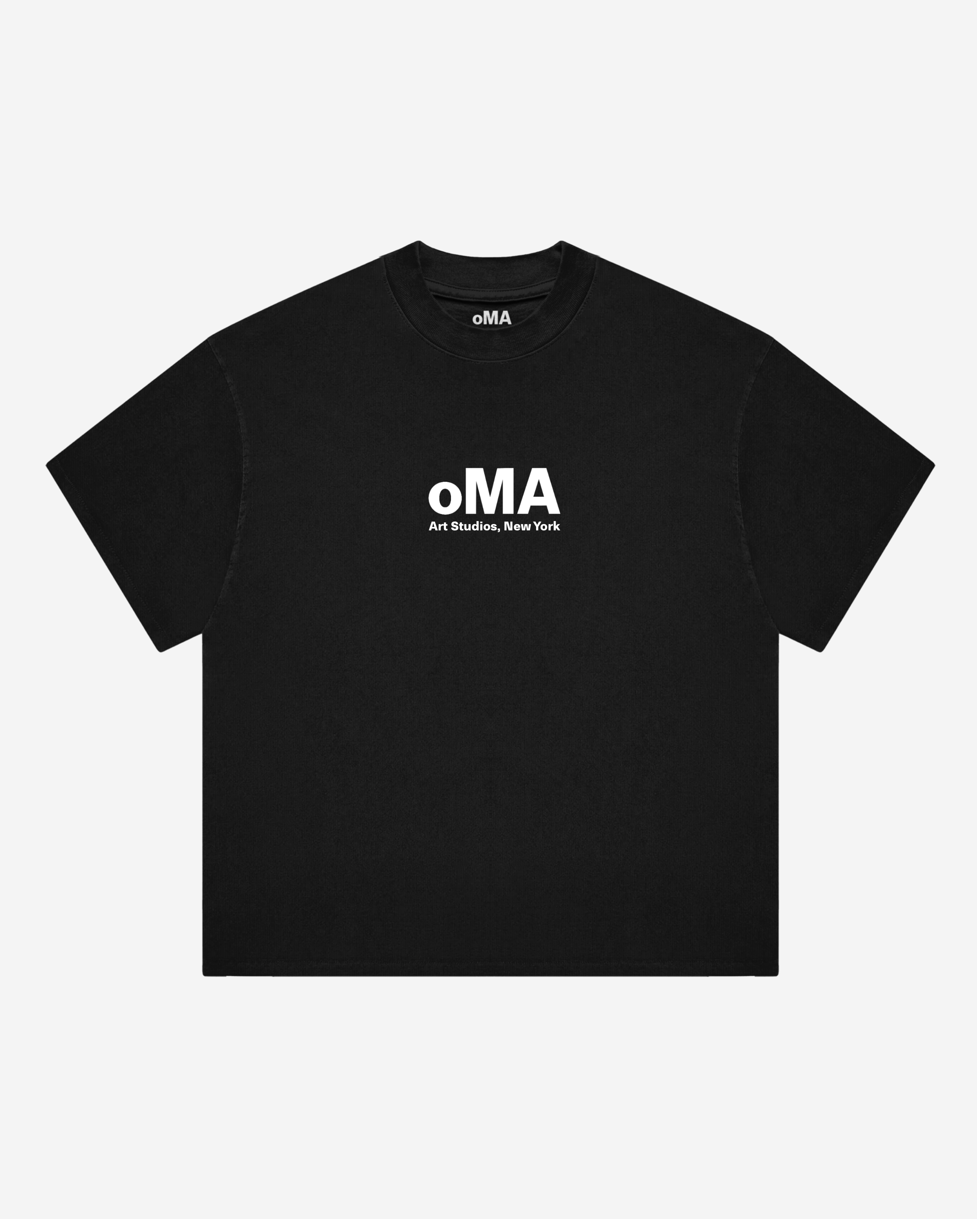 oMA ART STUDIO NYC T-SHIRT (BLACK)