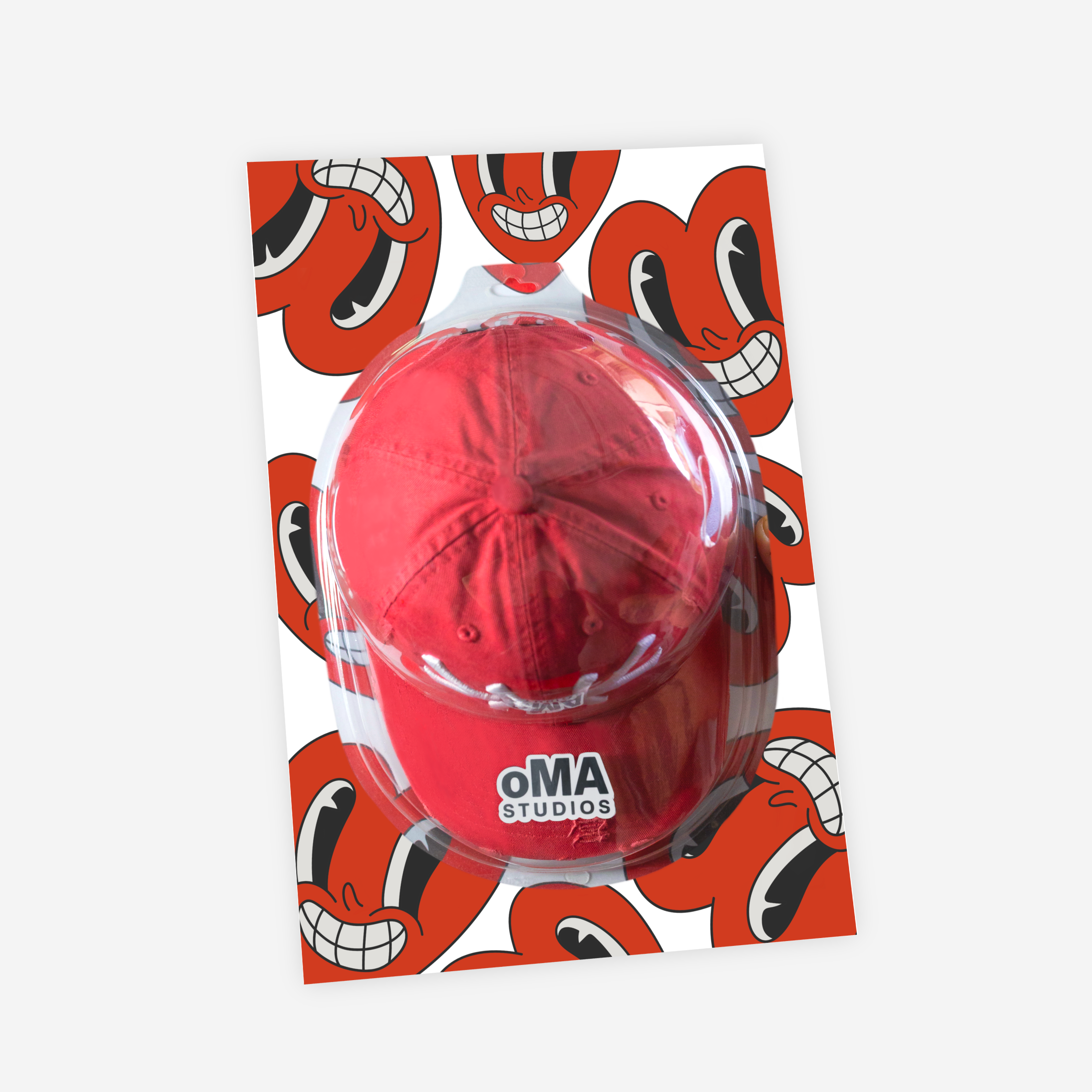 oMA VALENTINE ART / HAT CASE (RED)
