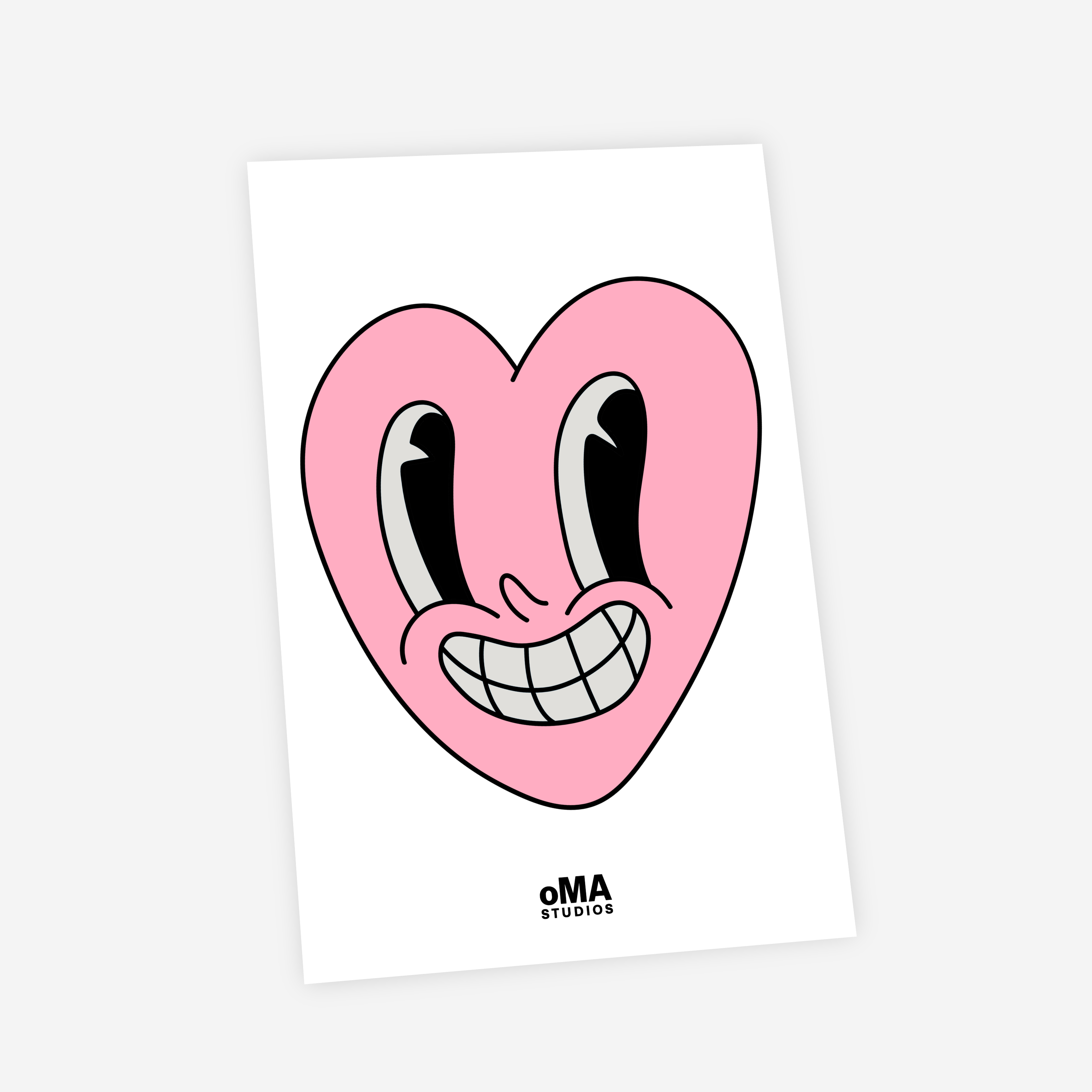 oMA VALENTINE ART / HAT CASE (PINK)