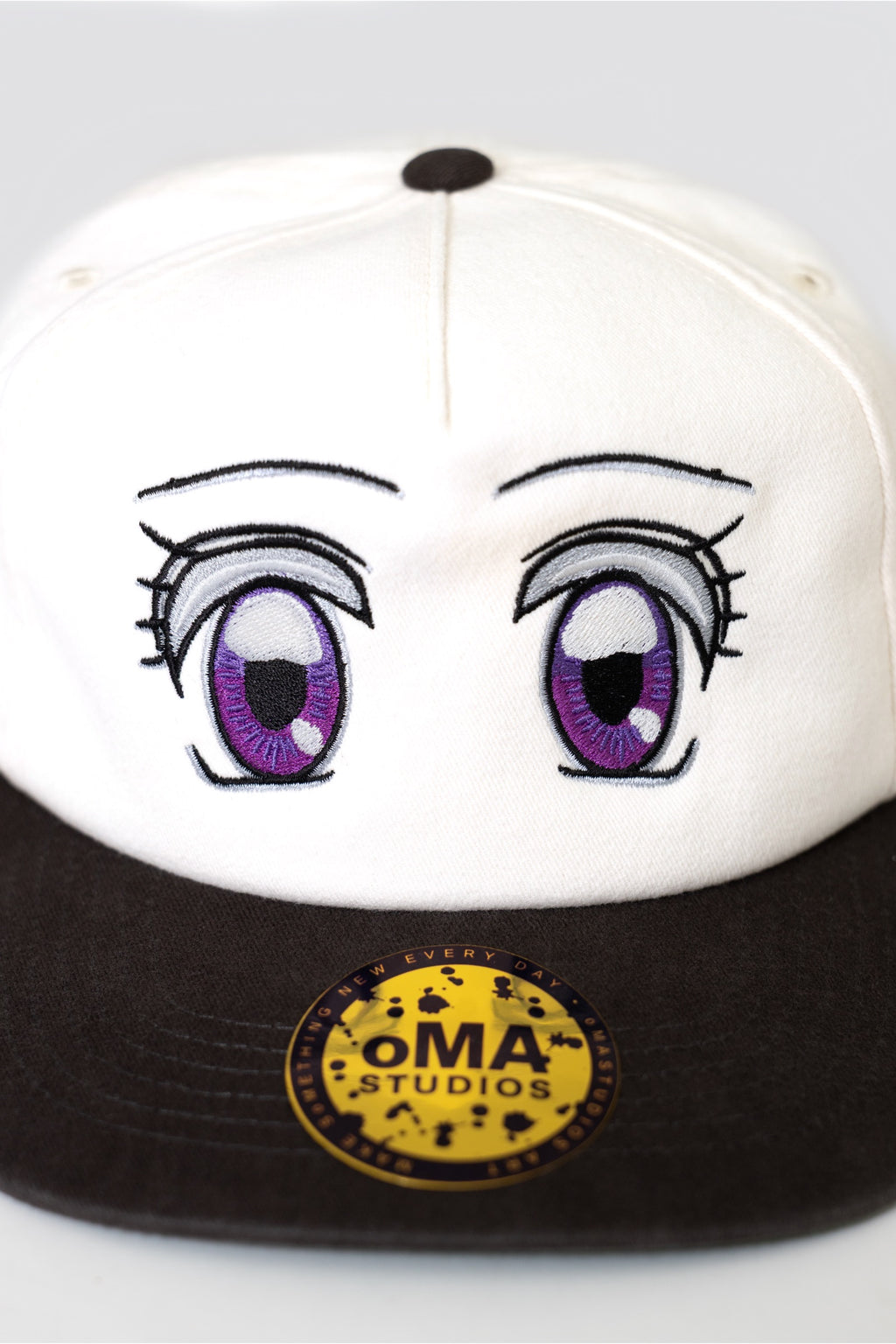 GooD ANIME EYES HAT (IVoRY)