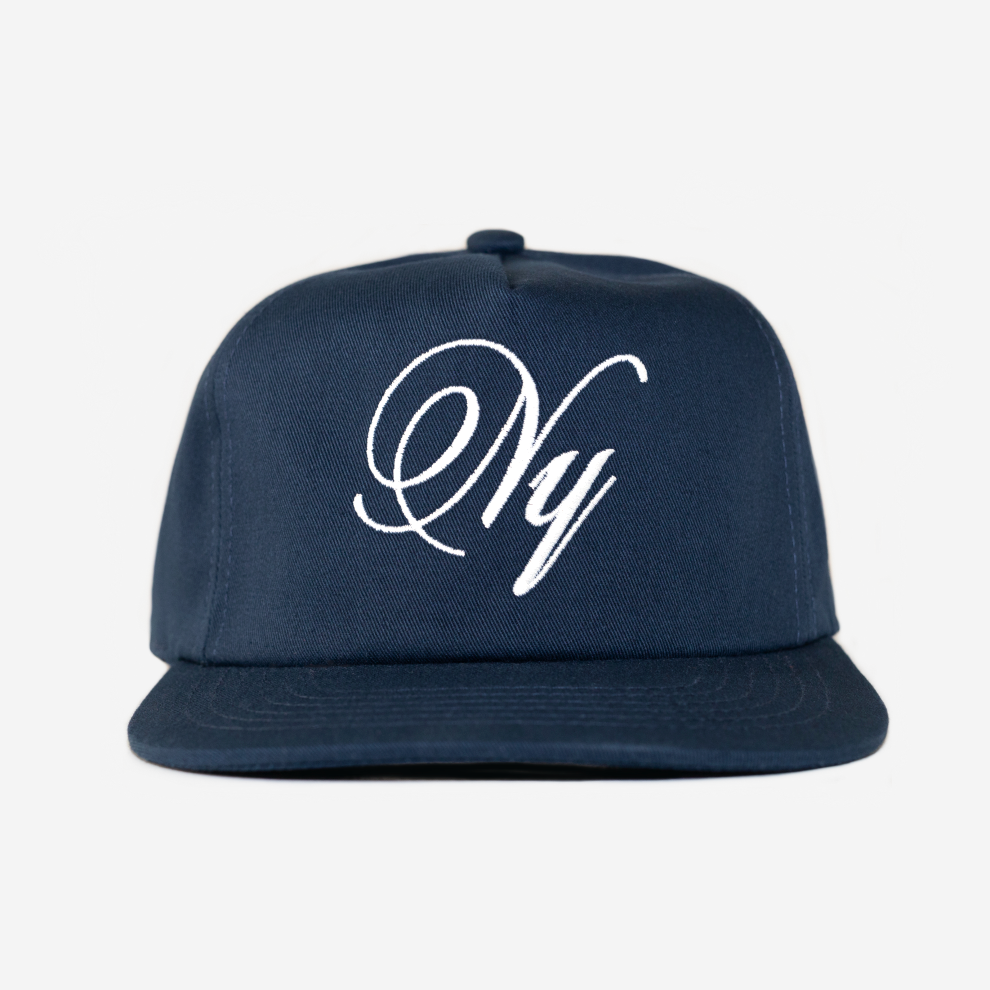 NEW YORK SCRIPT HAT (NAVY)