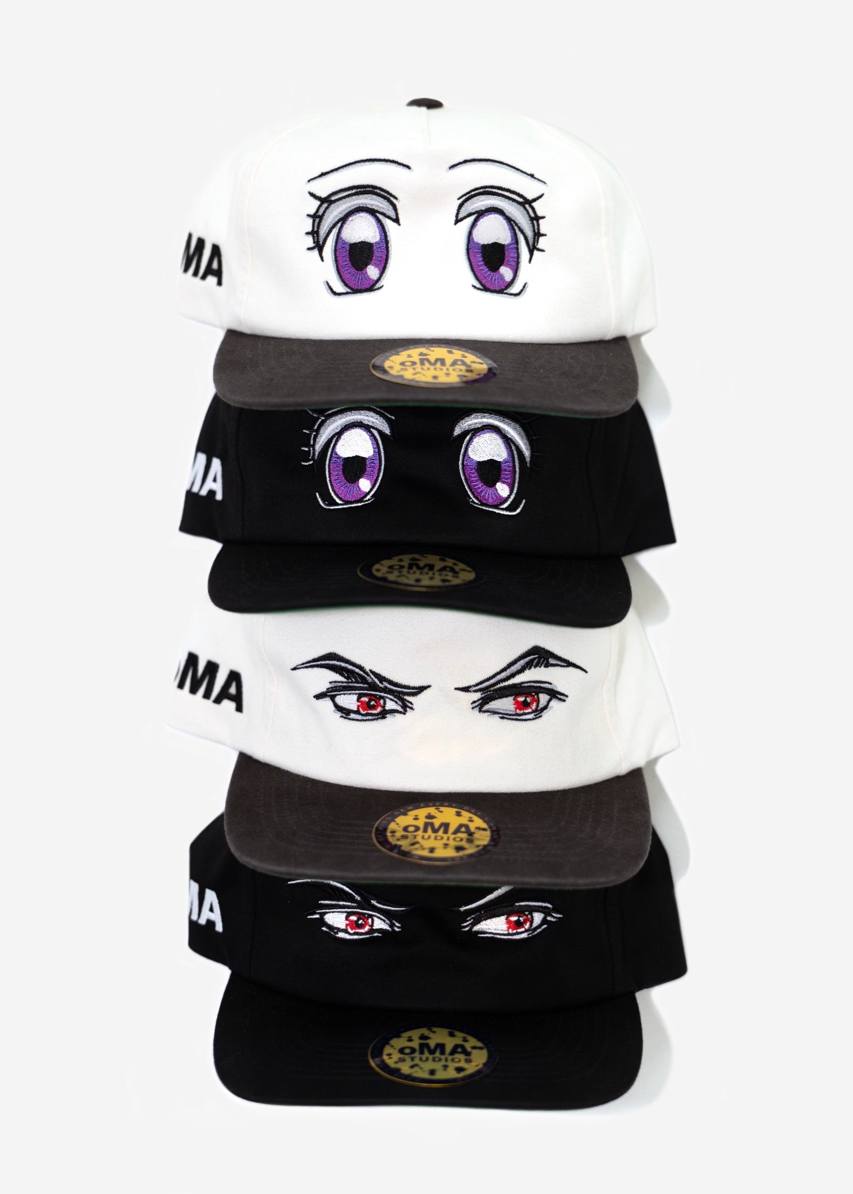 GooD ANIME EYES HAT (IVoRY)