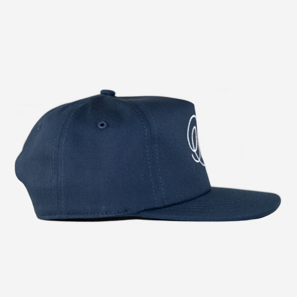 NEW YORK SCRIPT HAT (NAVY)