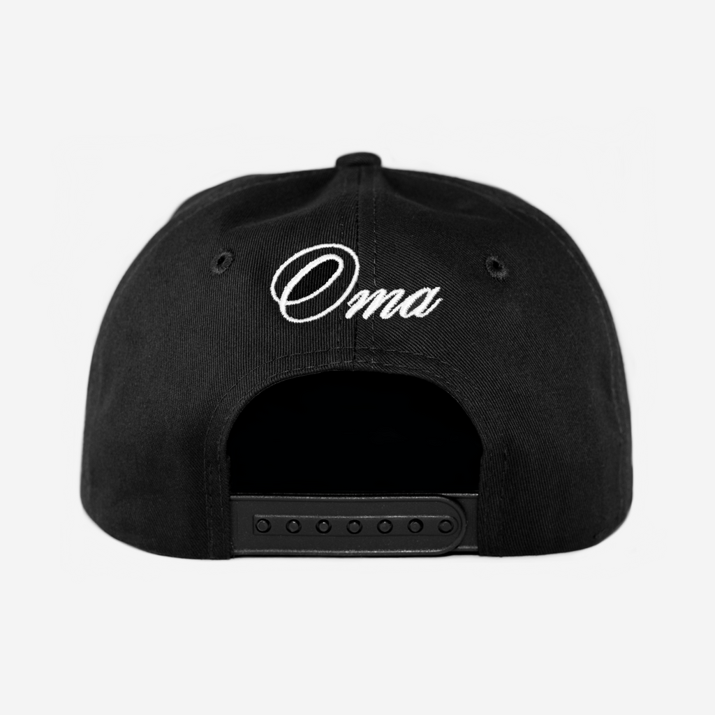 NEW YORK SCRIPT HAT (BLACK)