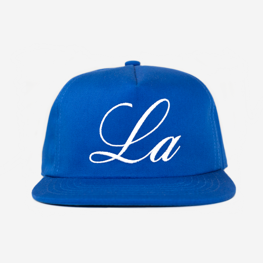 LOS ANGELES SCRIPT HAT (BLUE)