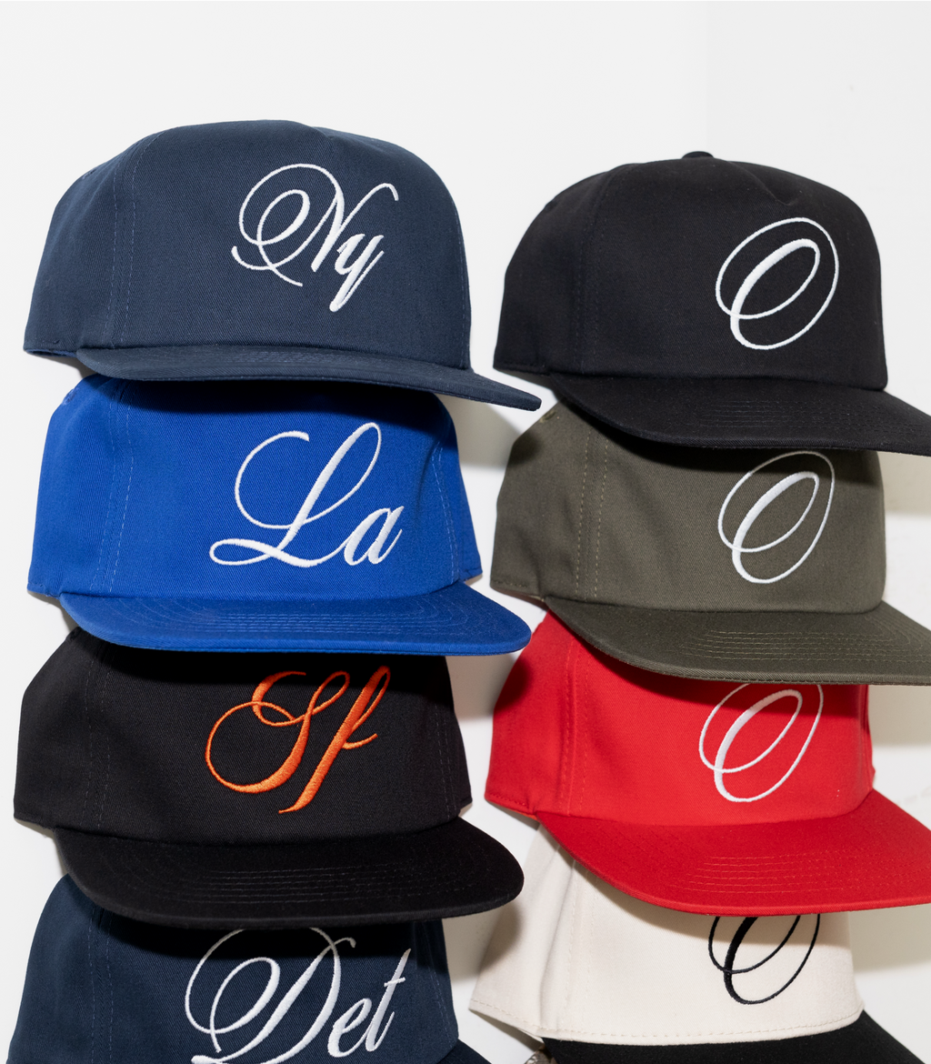 NEW YORK SCRIPT HAT (NAVY)