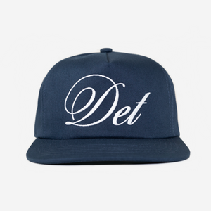 DETROIT SCRIPT HAT (NAVY)