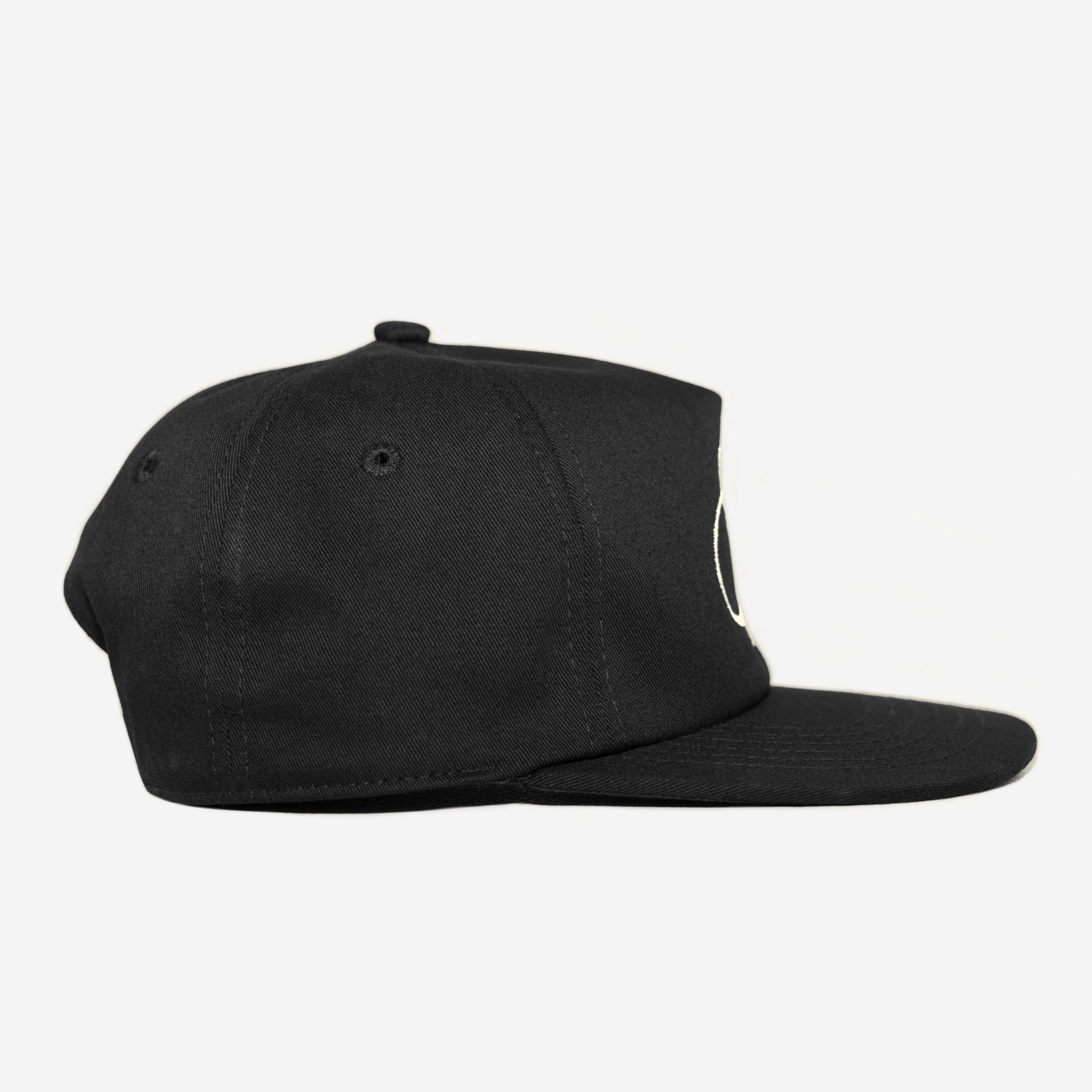 SAN FRANCISCO SCRIPT HAT (BLK/CRM)