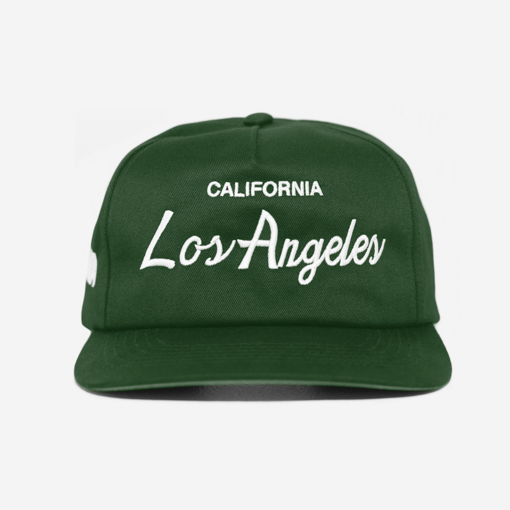 LoS ANGELES, CALIFoRNIA THRoWBACK HAT (FoREST)