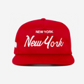NEW YoRK, NEW YoRK THRoWBACK HAT (RED)