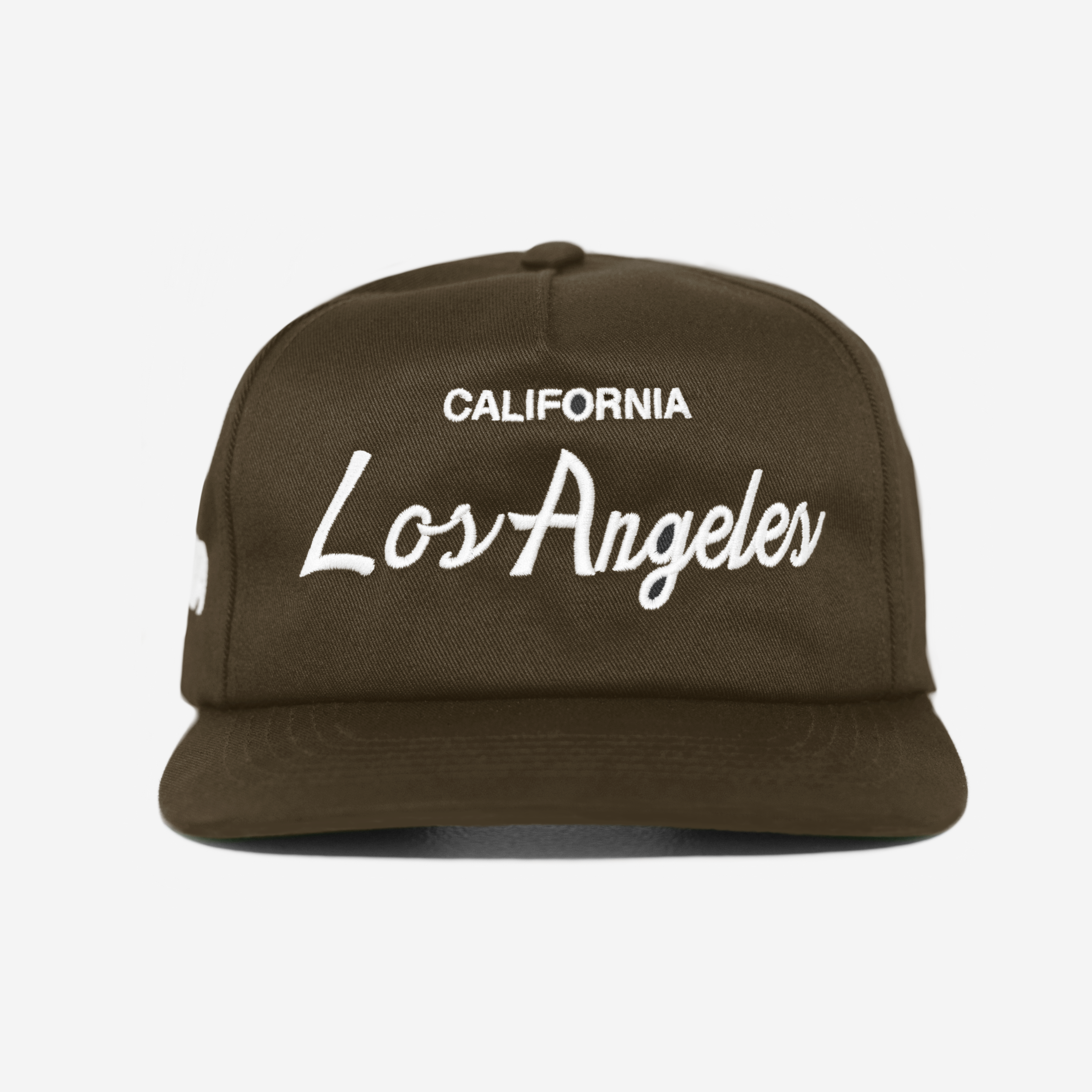 LoS ANGELES, CALIFoRNIA THRoWBACK HAT (BRoWN)