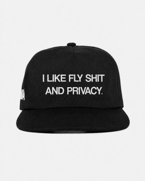 FLY SHIT HAT (BLACK)