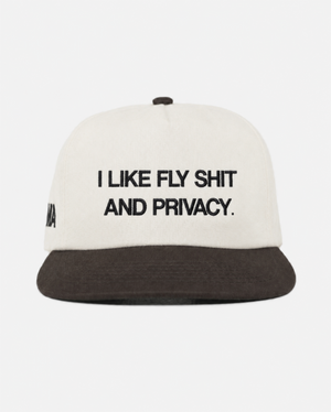FLY SHIT HAT (IVoRY/BLK)