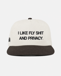 FLY SHIT HAT (IVoRY/BLK)