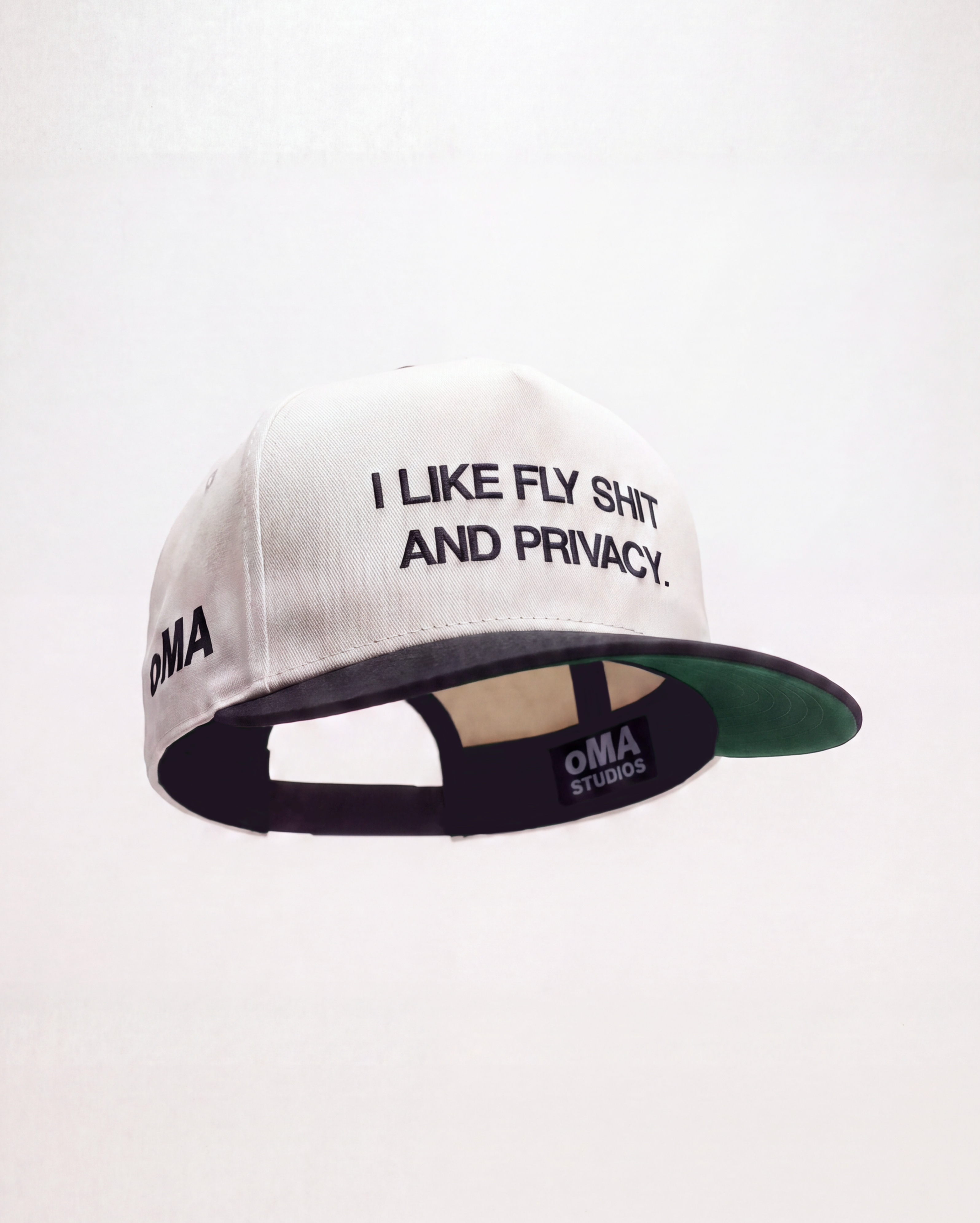 FLY SHIT HAT (IVoRY/BLK)