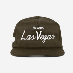 LAS VEGAS, NEVADA THRoWBACK HAT (BRoWN)