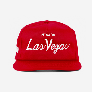 LAS VEGAS, NEVADA THRoWBACK HAT (RED)