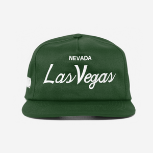 LAS VEGAS, NEVADA THRoWBACK HAT (FoREST)