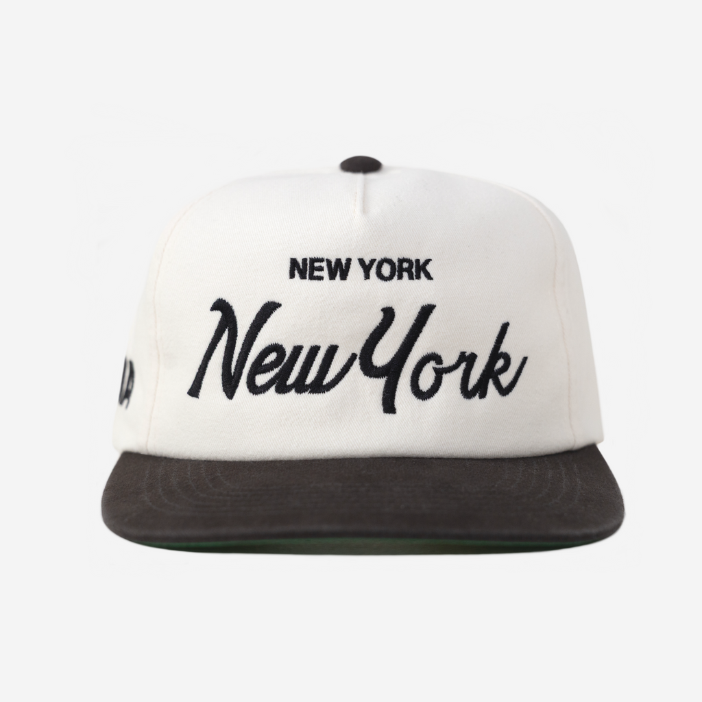 NEW YoRK, NEW YoRK THRoWBACK HAT (IVoRY)