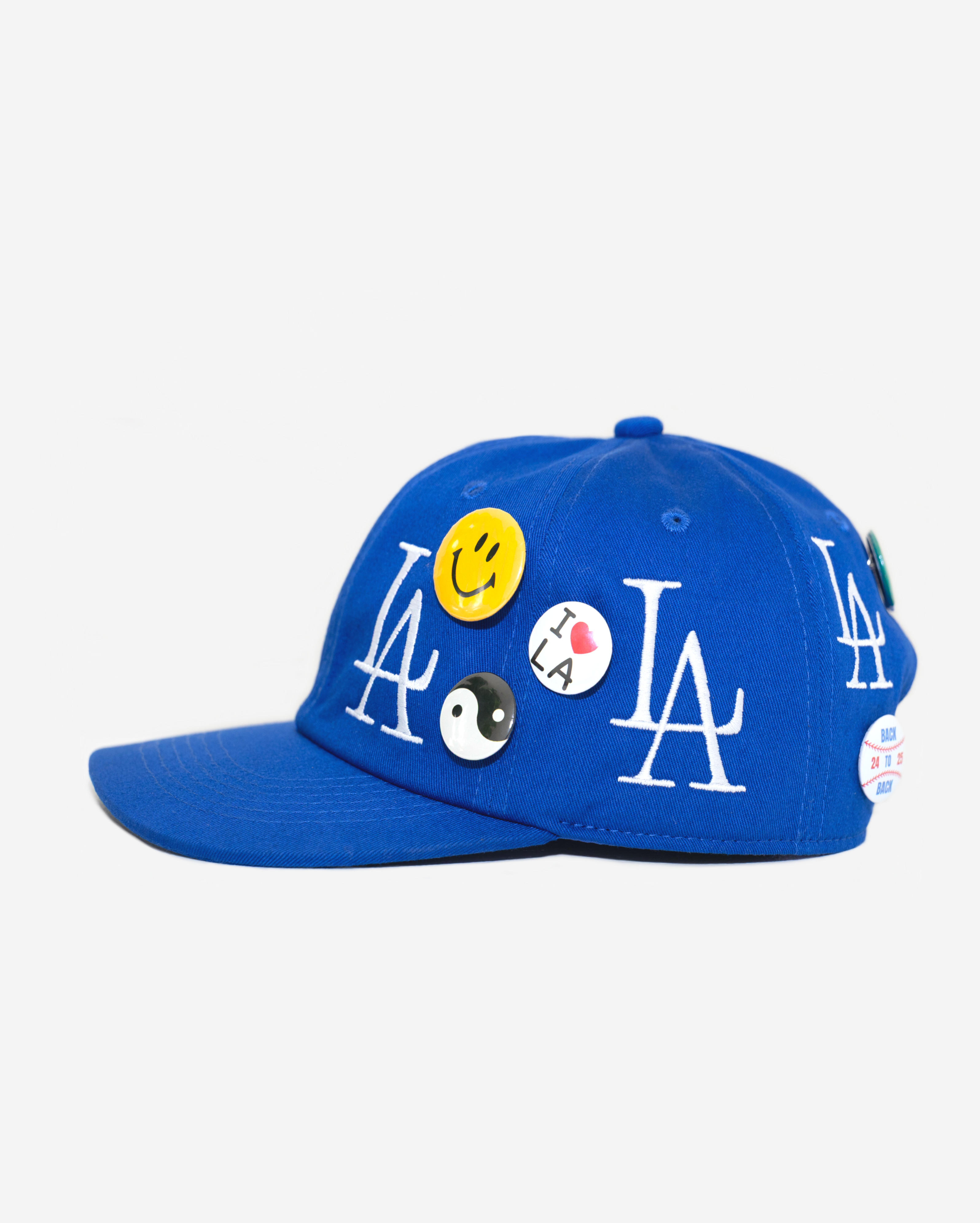oLD LoS ANGELES BUTToN HAT (BLUE)
