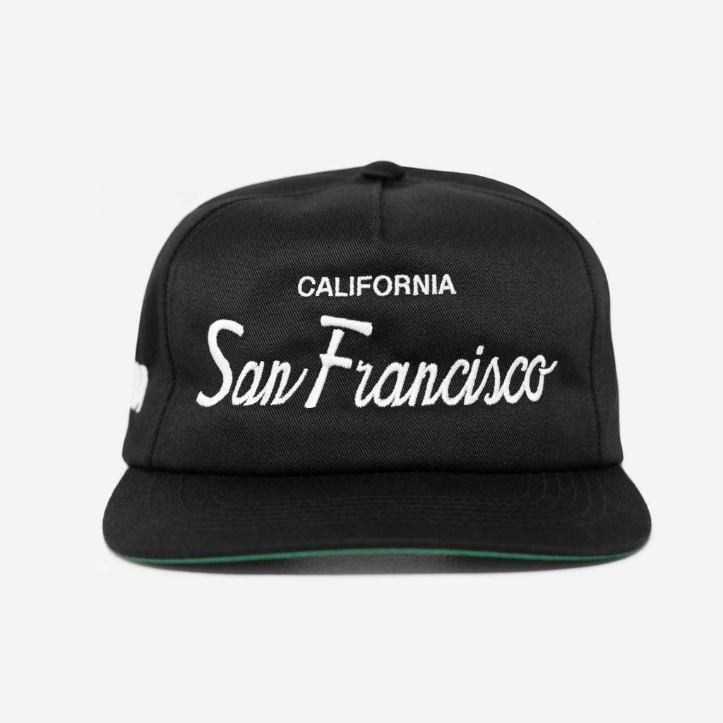 SAN FRANCISCo, CALIFoRNIA THRoWBACK HAT (BLACK)