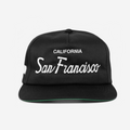 SAN FRANCISCo, CALIFoRNIA THRoWBACK HAT (BLACK)
