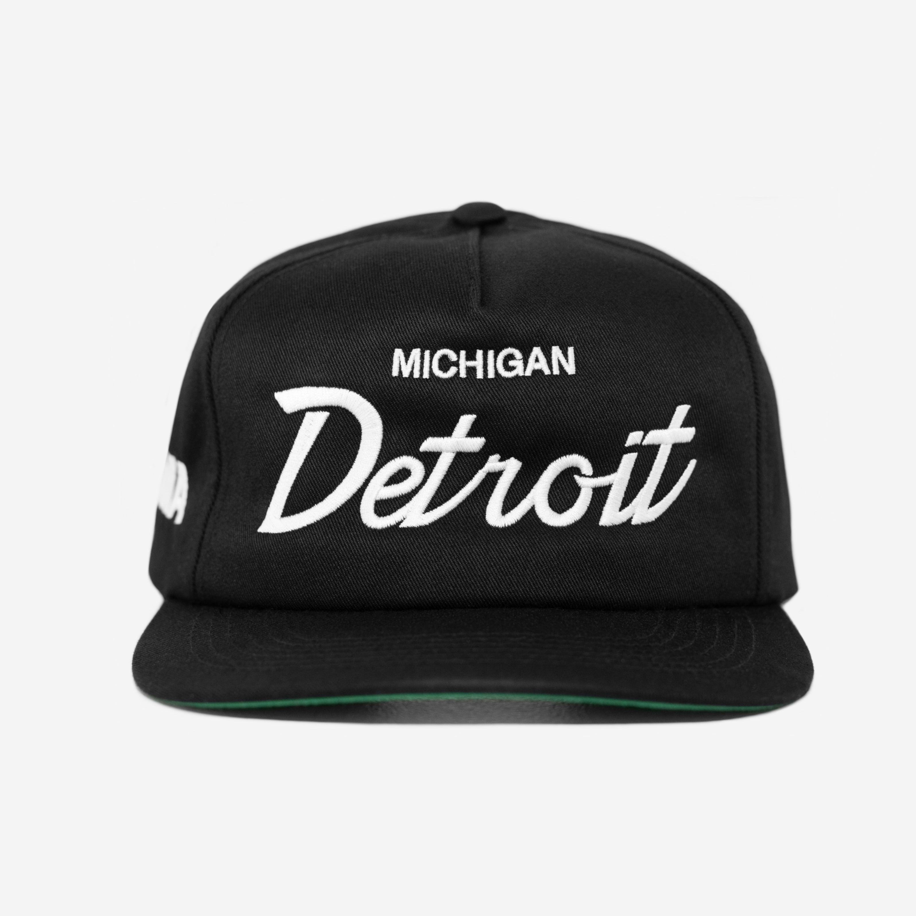 DETRoIT, MICHIGAN THRoWBACK HAT (BLACK)