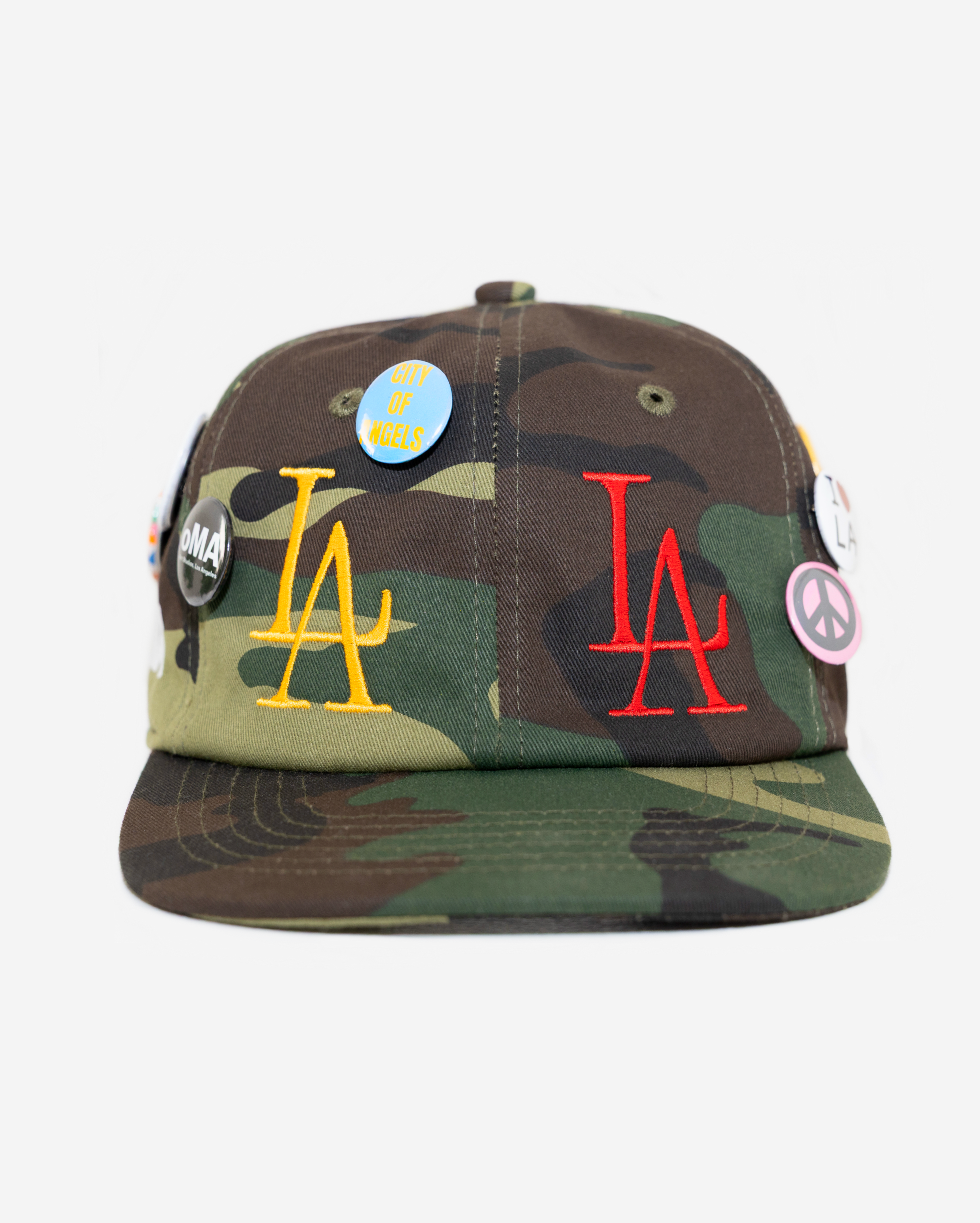 oLD LoS ANGELES BUTToN HAT (MULTI CAMo)