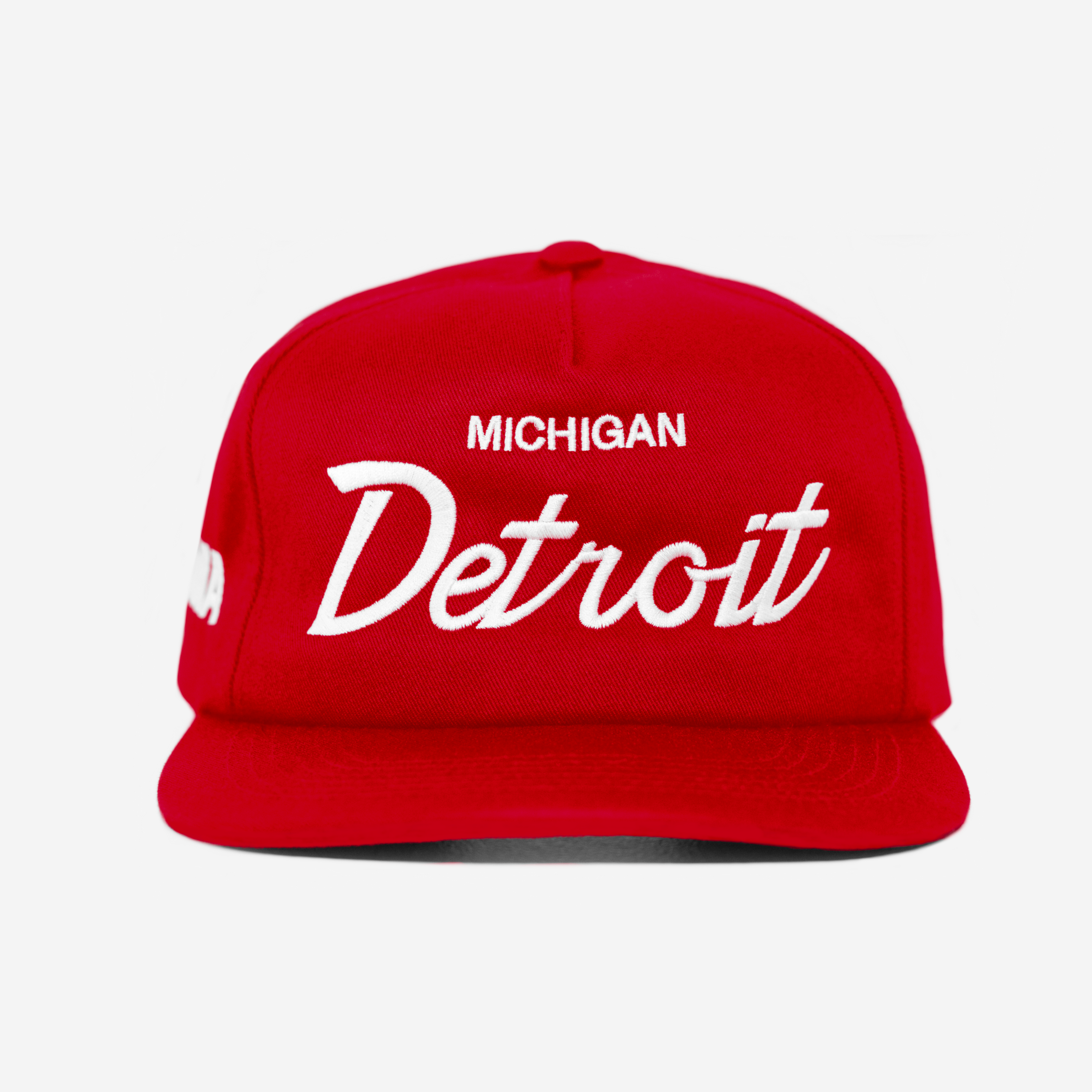 DETRoIT, MICHIGAN THRoWBACK HAT (RED)