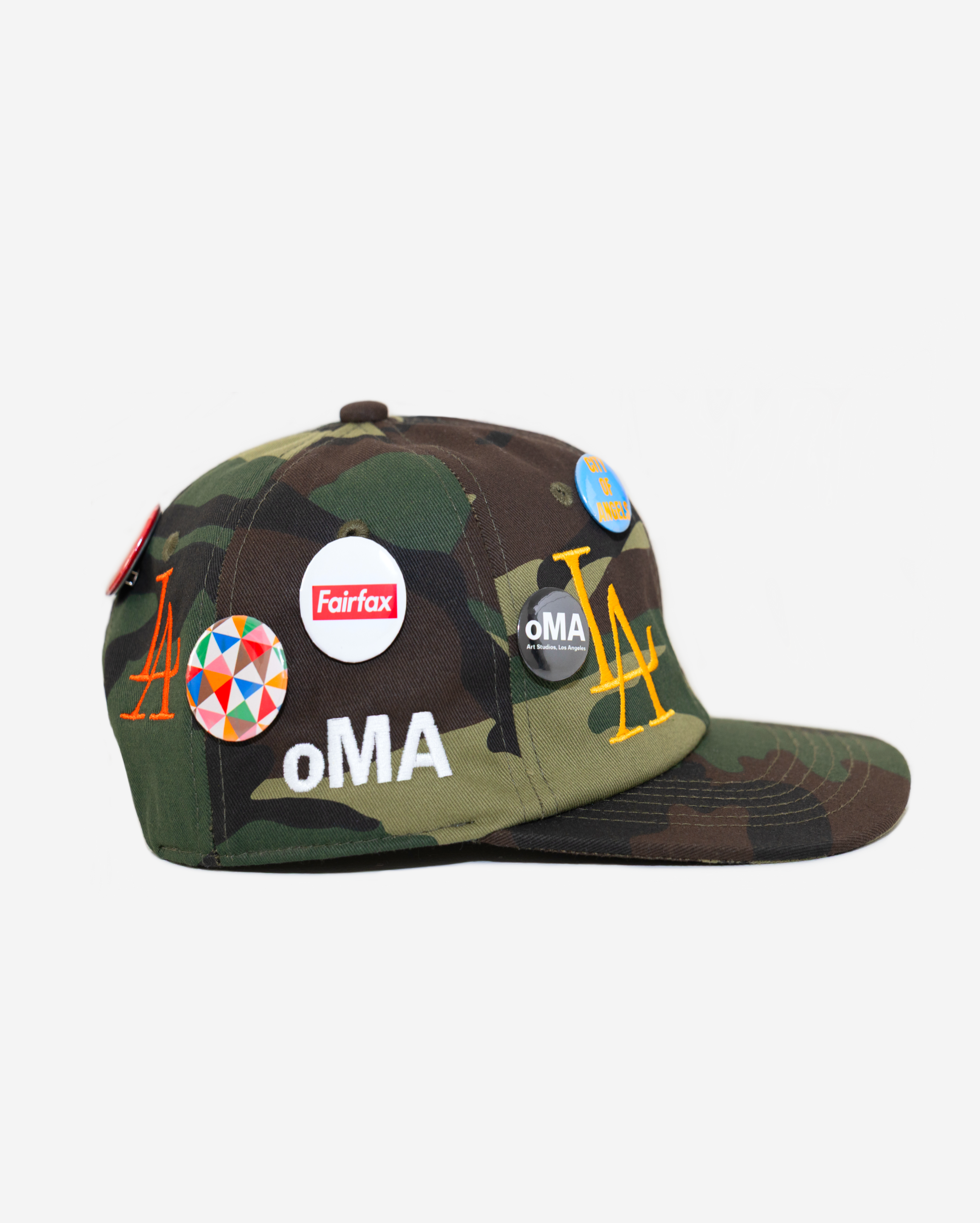 oLD LoS ANGELES BUTToN HAT (MULTI CAMo)