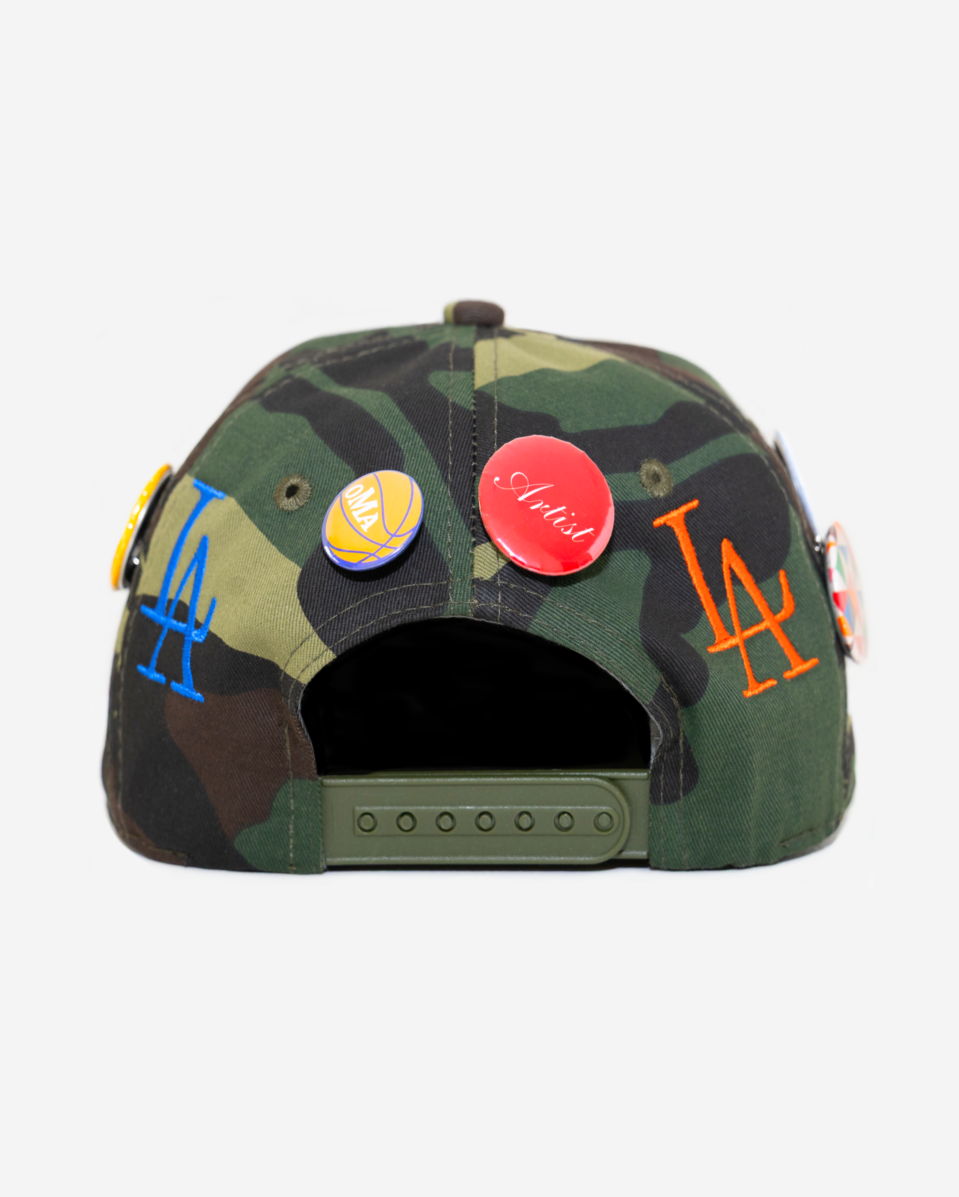 oLD LoS ANGELES BUTToN HAT (MULTI CAMo)