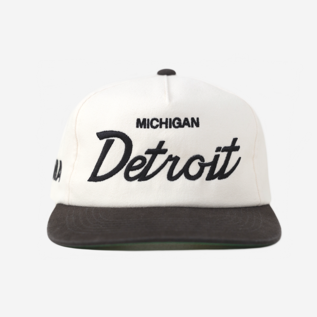 DETRoIT, MICHIGAN THRoWBACK HAT (IVoRY)