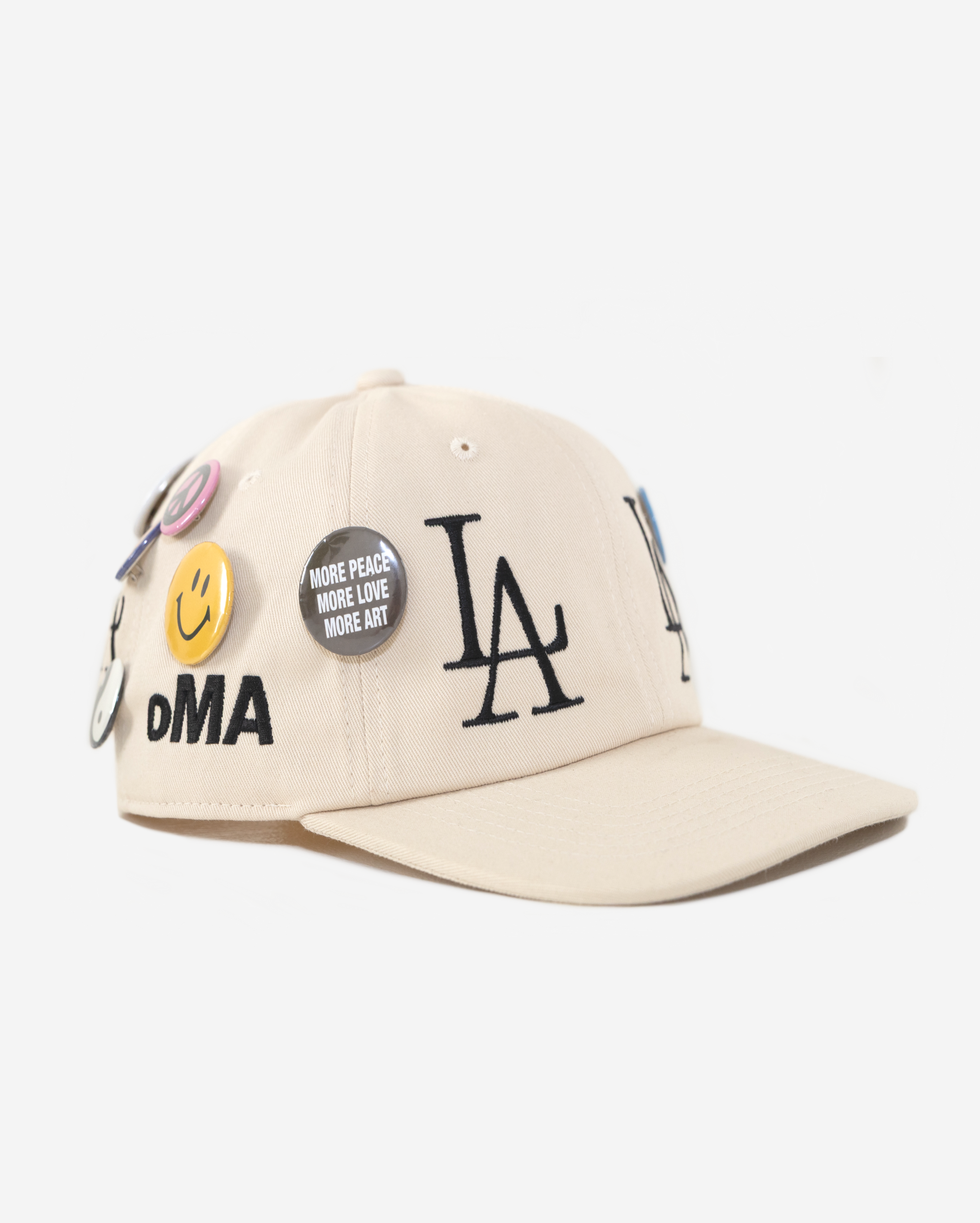 oLD LoS ANGELES BUTToN HAT (CREAM)