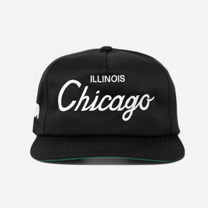 CHICAGo, ILLINoIS THRoWBACK HAT (BLACK)