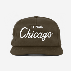 CHICAGo, ILLINoIS THRoWBACK HAT (BRoWN)