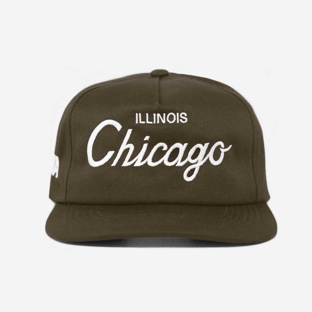 CHICAGo, ILLINoIS THRoWBACK HAT (BRoWN)