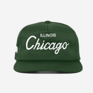 CHICAGo, ILLINoIS THRoWBACK HAT (FoREST)