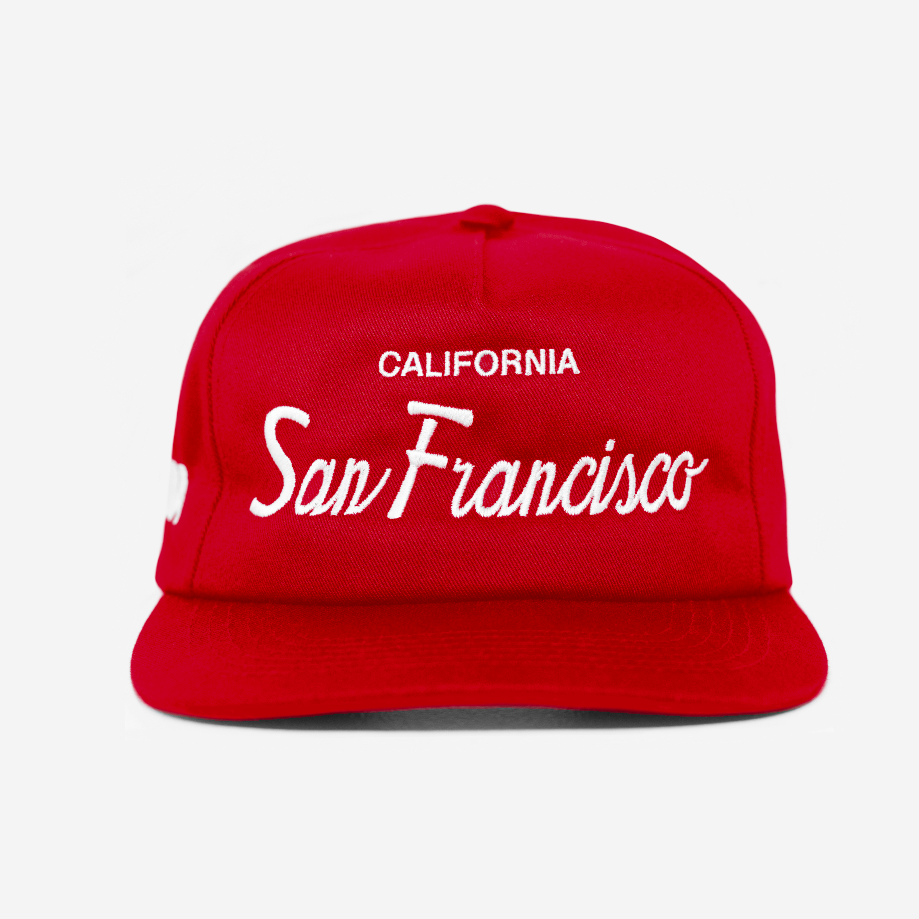 SAN FRANCISCo, CALIFoRNIA THRoWBACK HAT (RED)