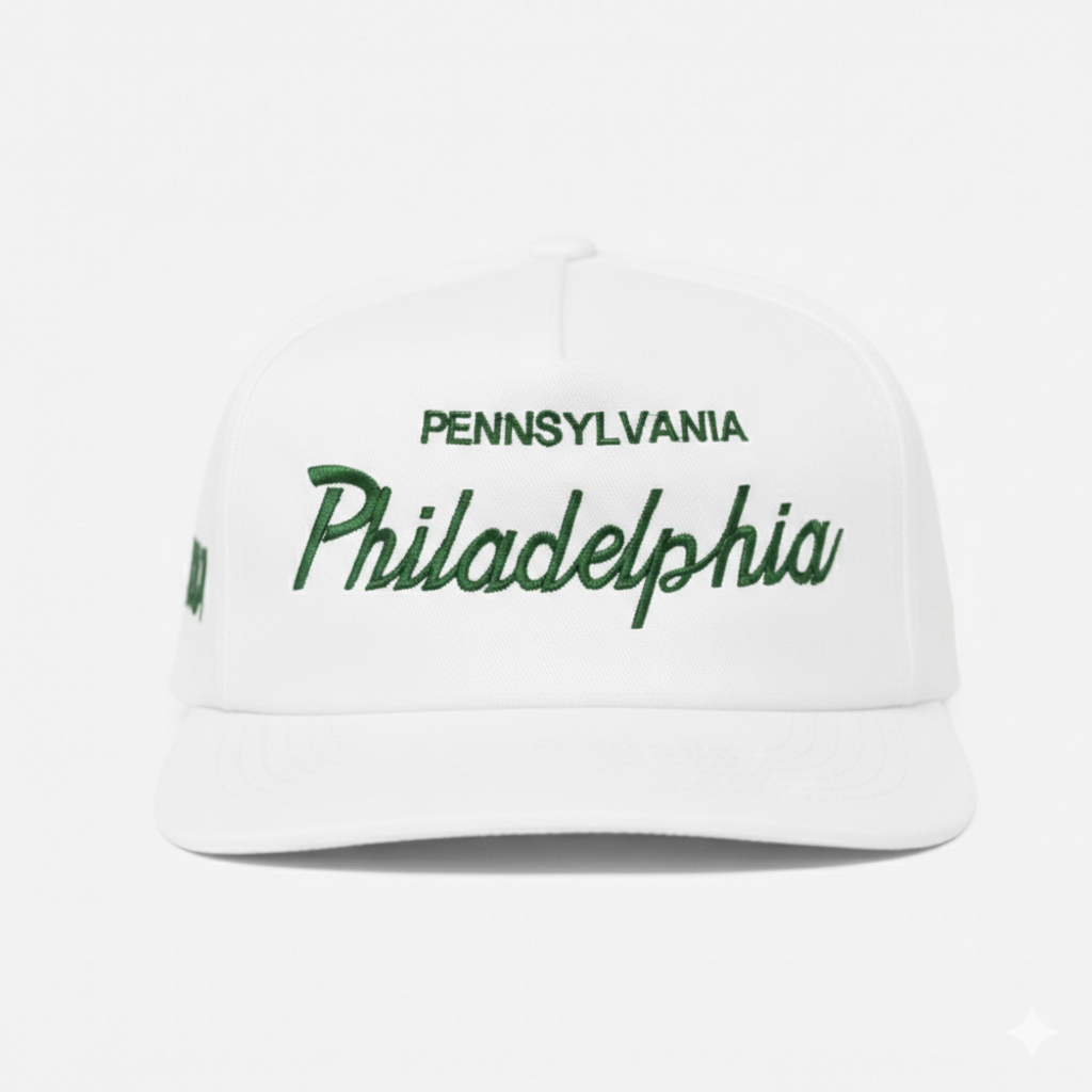 PHILADELPHIA, PENNSYLVANIA THRoWBACK HAT (WHITE)