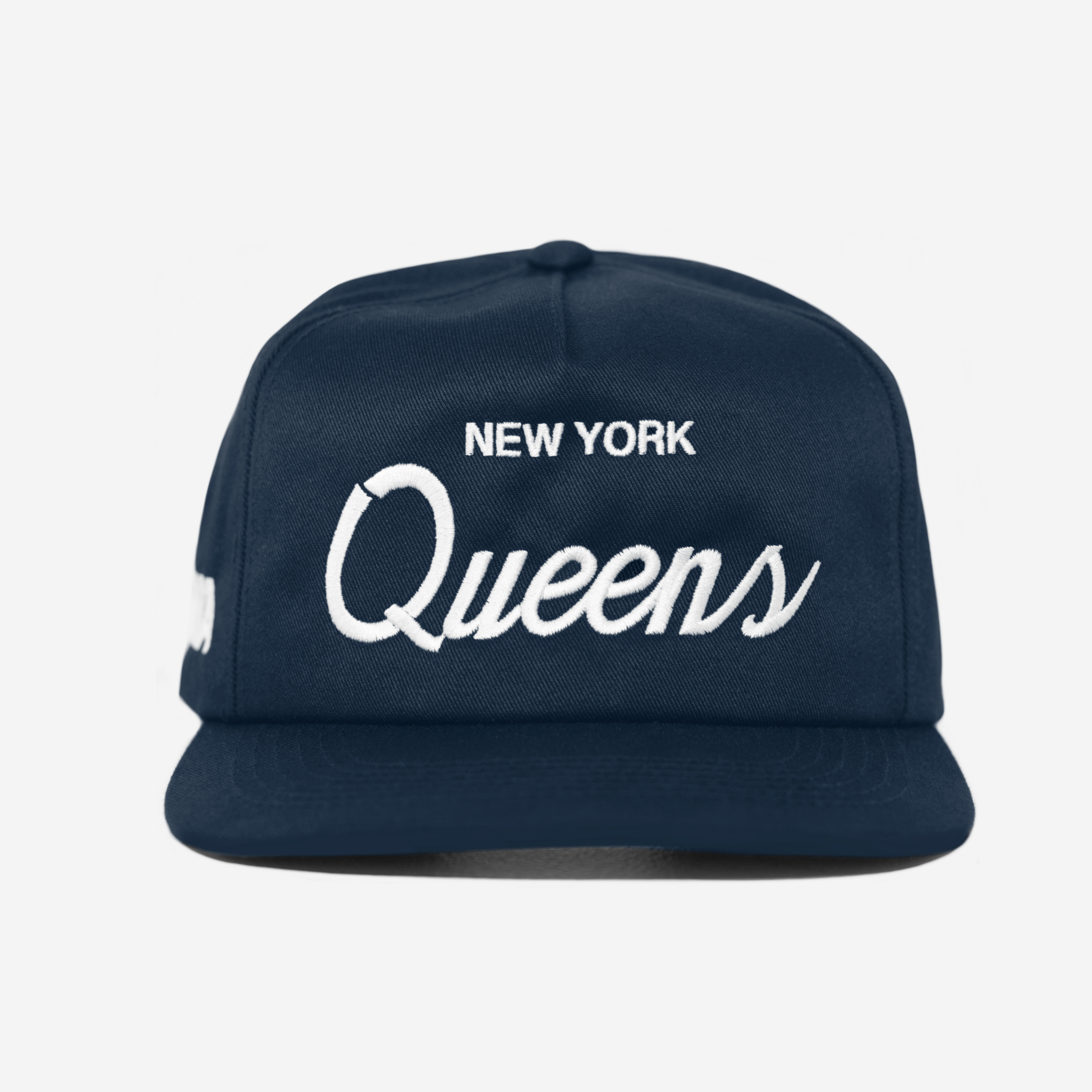 QUEENS, NEW YoRK THRoWBACK HAT (NAVY)