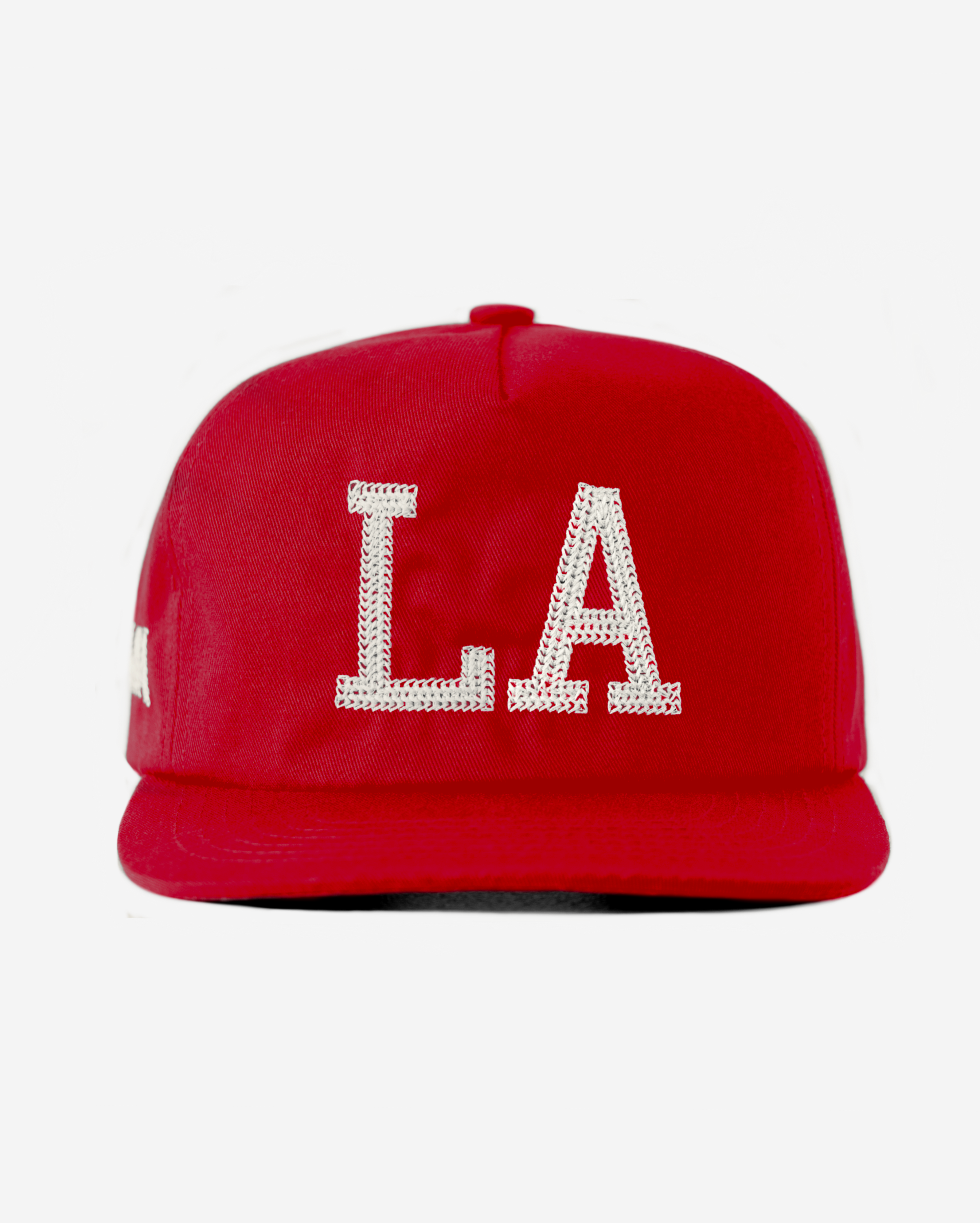 LA CHAIN STITCH HAT (RED)