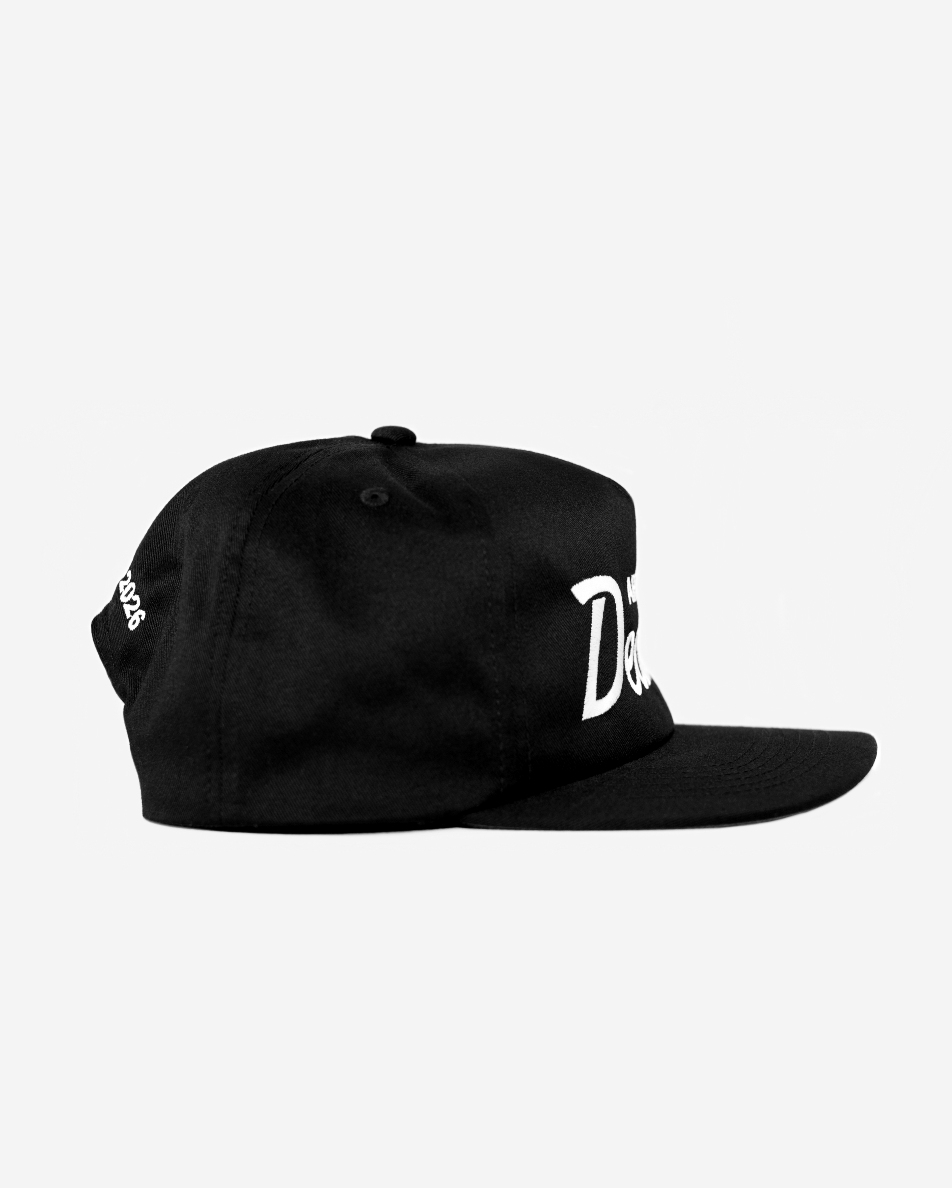 GRAPHIC DESIGNER THRoWBACK HAT (BLACK)