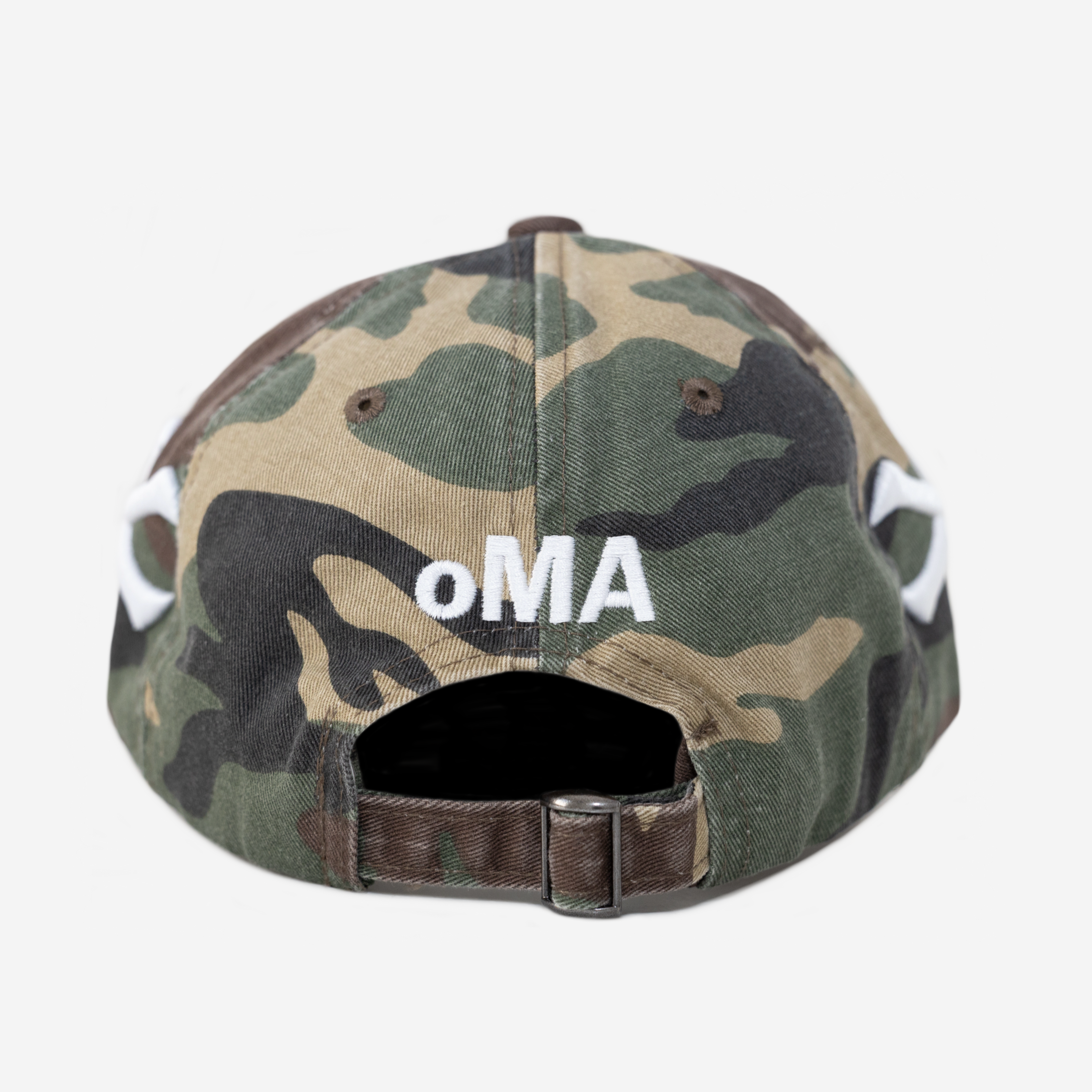 NEW YoRK CROWN DISTRESSED HAT (ARMY CAMo)